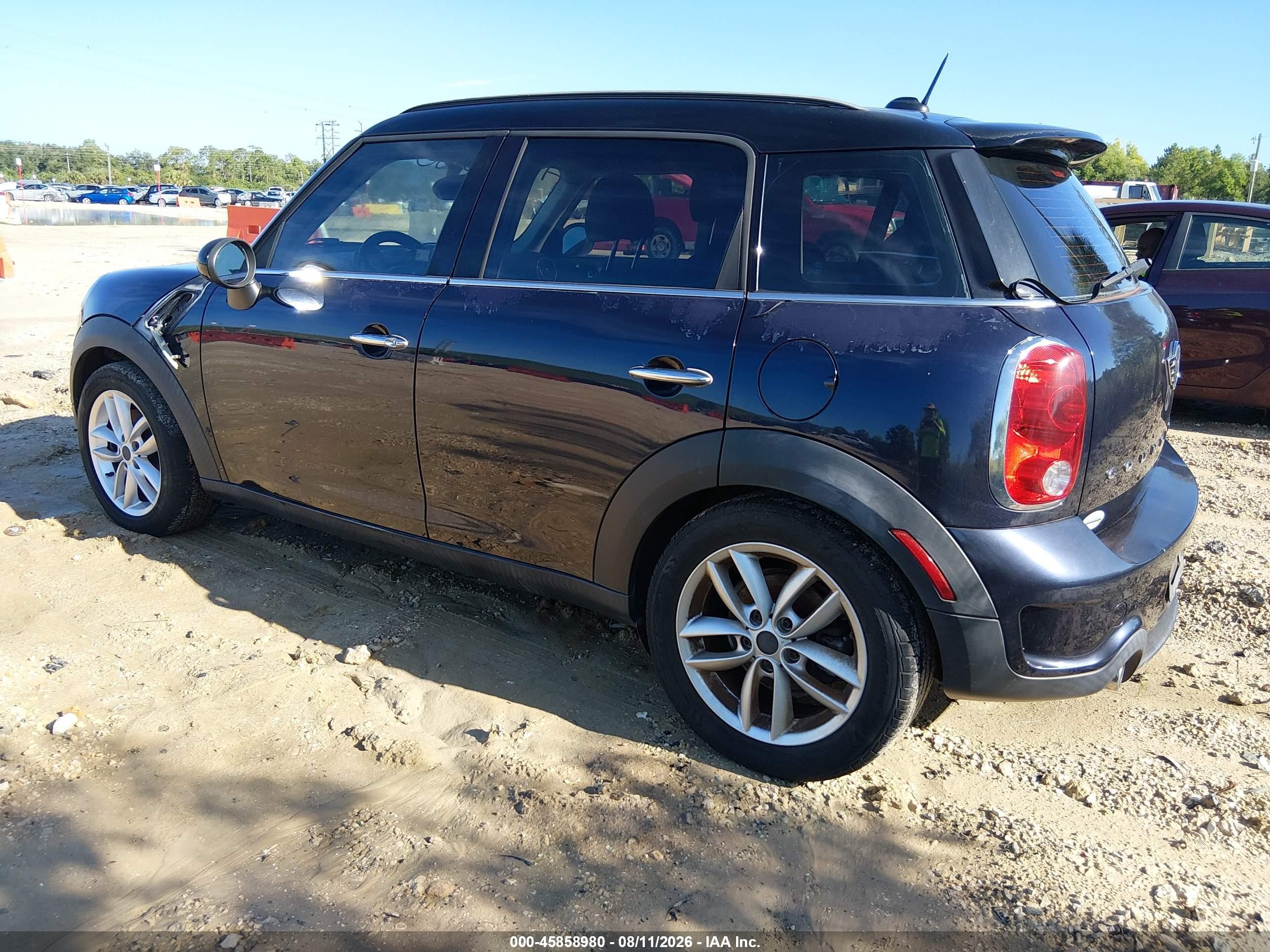 2013 Mini Countryman Cooper S Blue vin: WMWZC3C58DWP22940