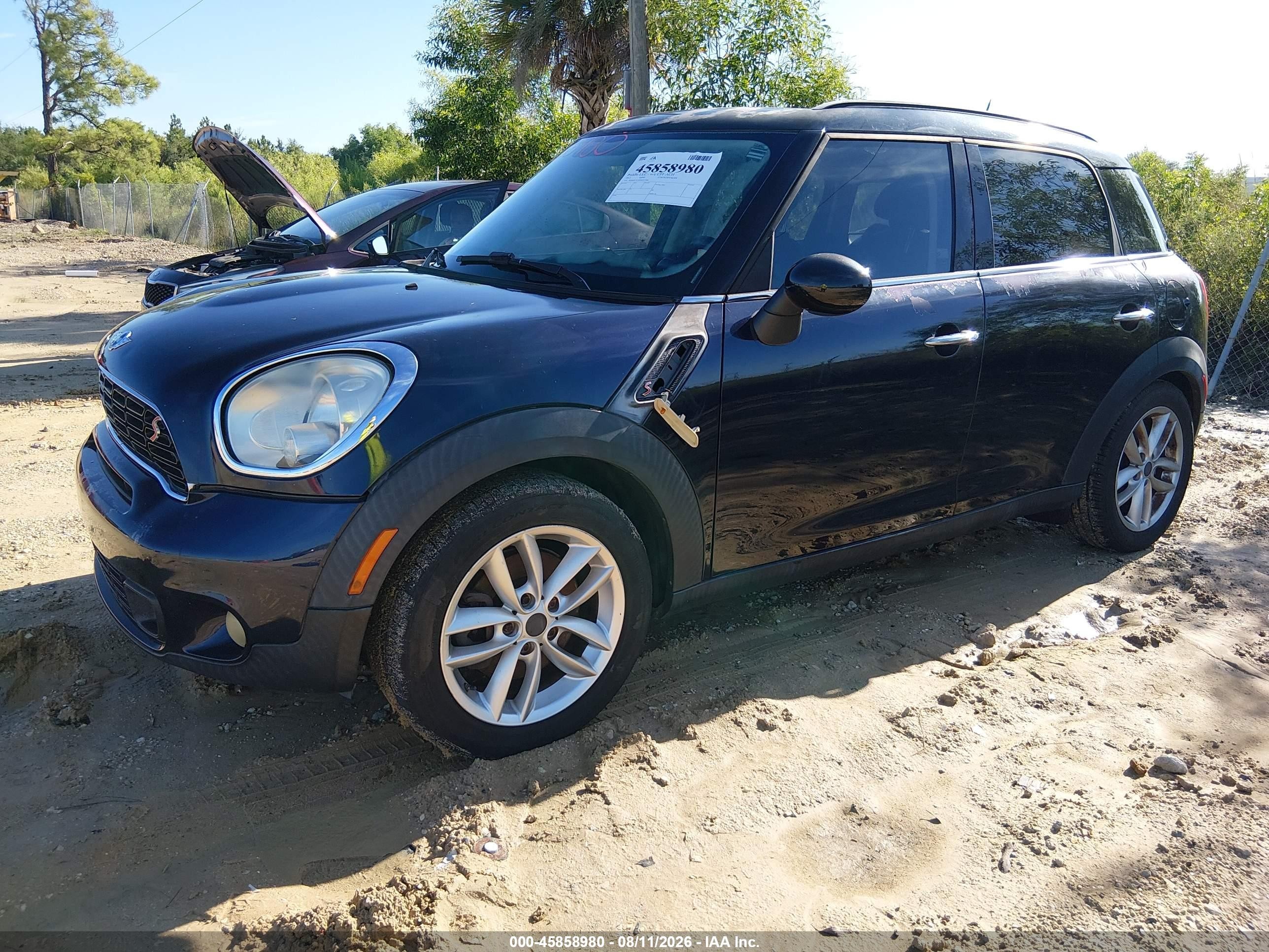 2013 Mini Countryman Cooper S Blue vin: WMWZC3C58DWP22940