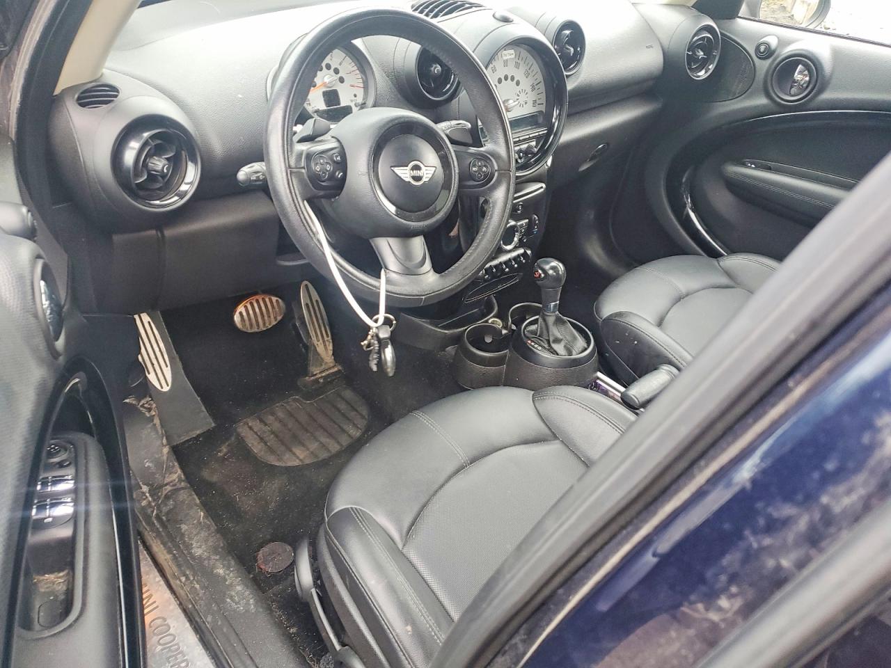 2013 Mini Cooper S Countryman Black vin: WMWZC3C58DWP24722