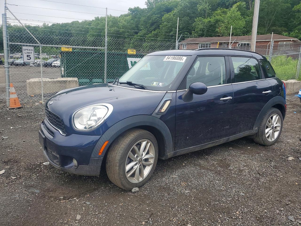 2013 Mini Cooper S Countryman Black vin: WMWZC3C58DWP24722