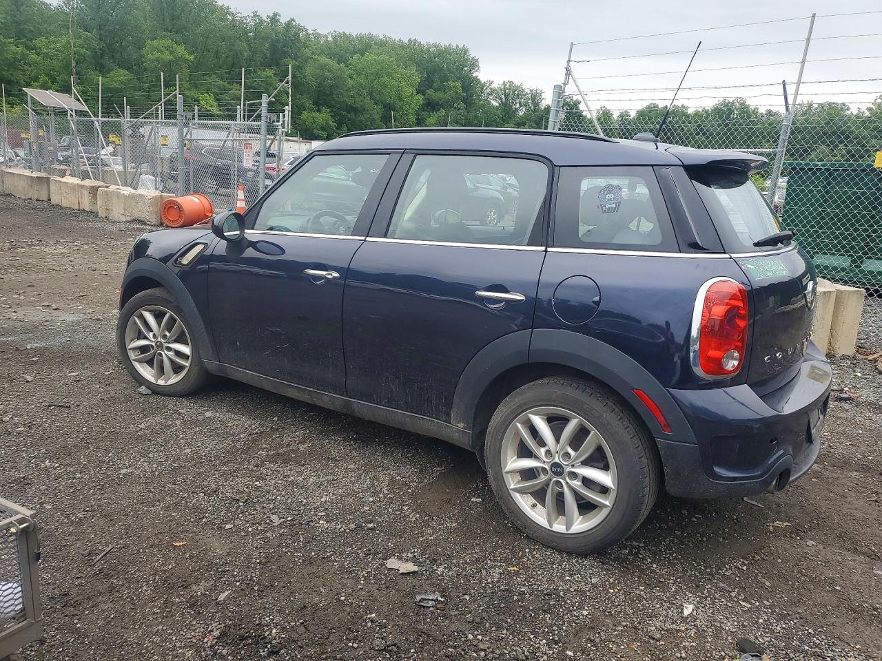 2013 Mini Cooper S Countryman Black vin: WMWZC3C58DWP24722