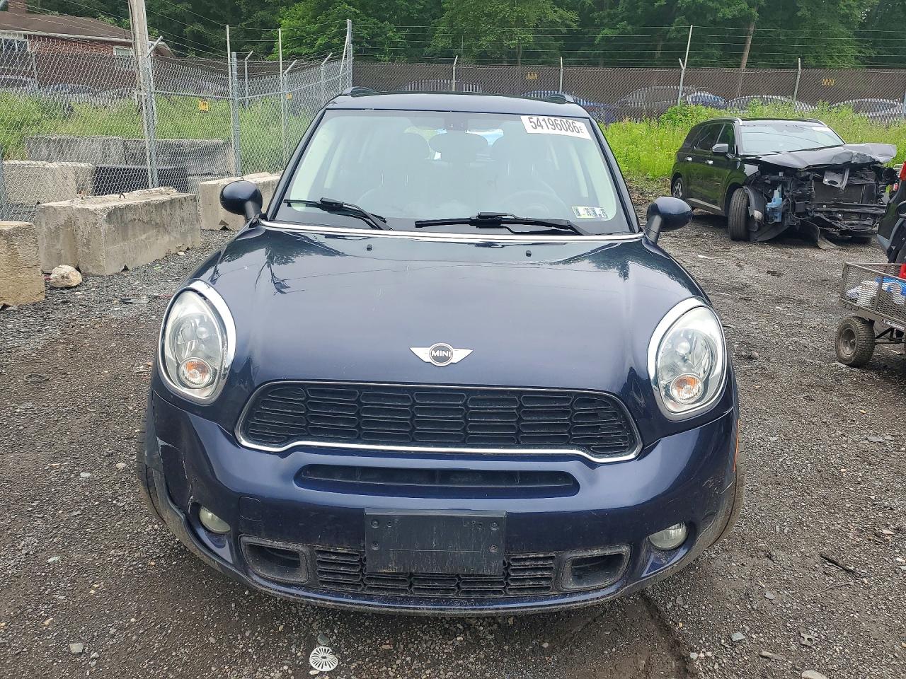2013 Mini Cooper S Countryman Black vin: WMWZC3C58DWP24722