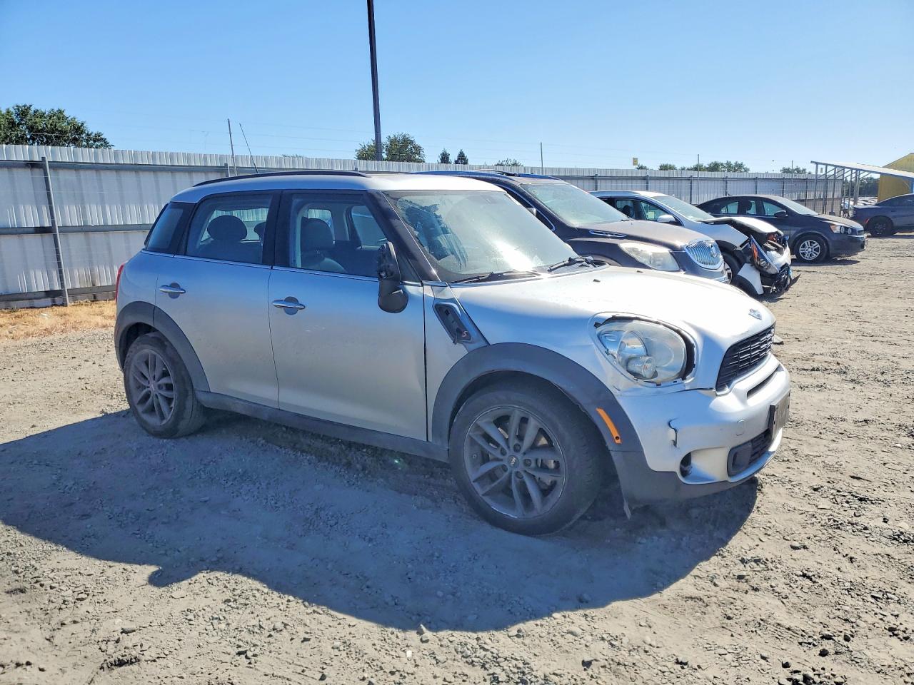 2014 Mini Cooper S Countryman Серебряный vin: WMWZC3C58EWP25614