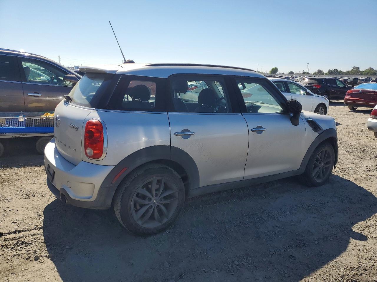 2014 Mini Cooper S Countryman Серебряный vin: WMWZC3C58EWP25614