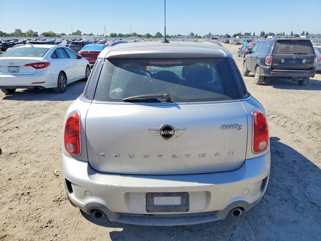 2014 Mini Cooper S Countryman Серебряный vin: WMWZC3C58EWP25614