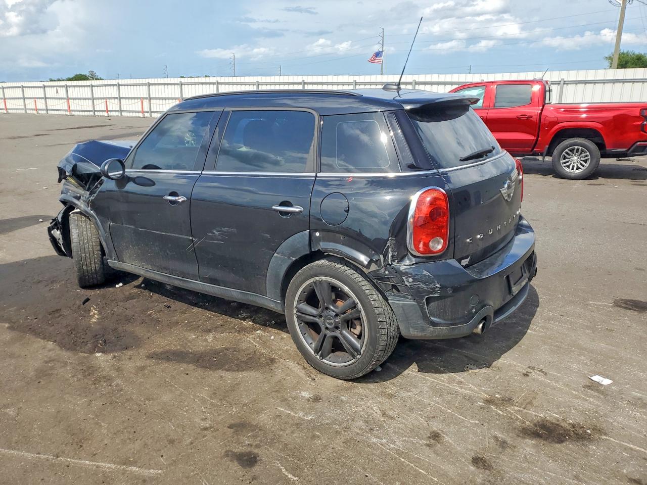 2015 Mini Cooper S Countryman Black vin: WMWZC3C58FWP52913