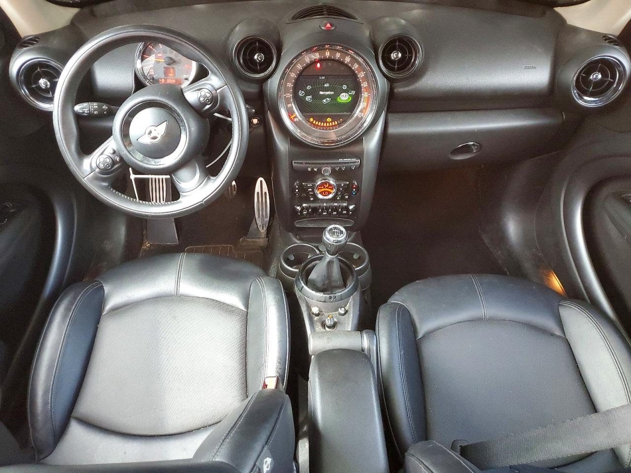 2015 Mini Cooper S Countryman Black vin: WMWZC3C58FWP52913