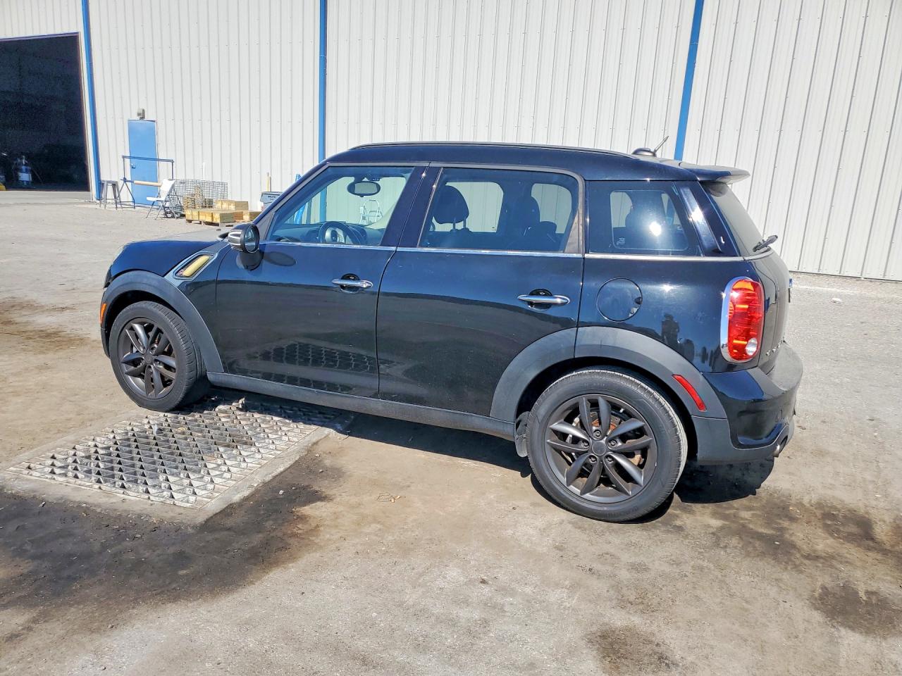 2011 Mini Cooper S Countryman Black vin: WMWZC3C59BWL78385