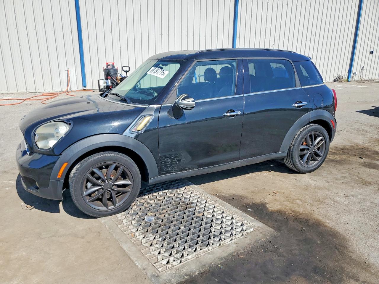 2011 Mini Cooper S Countryman Black vin: WMWZC3C59BWL78385