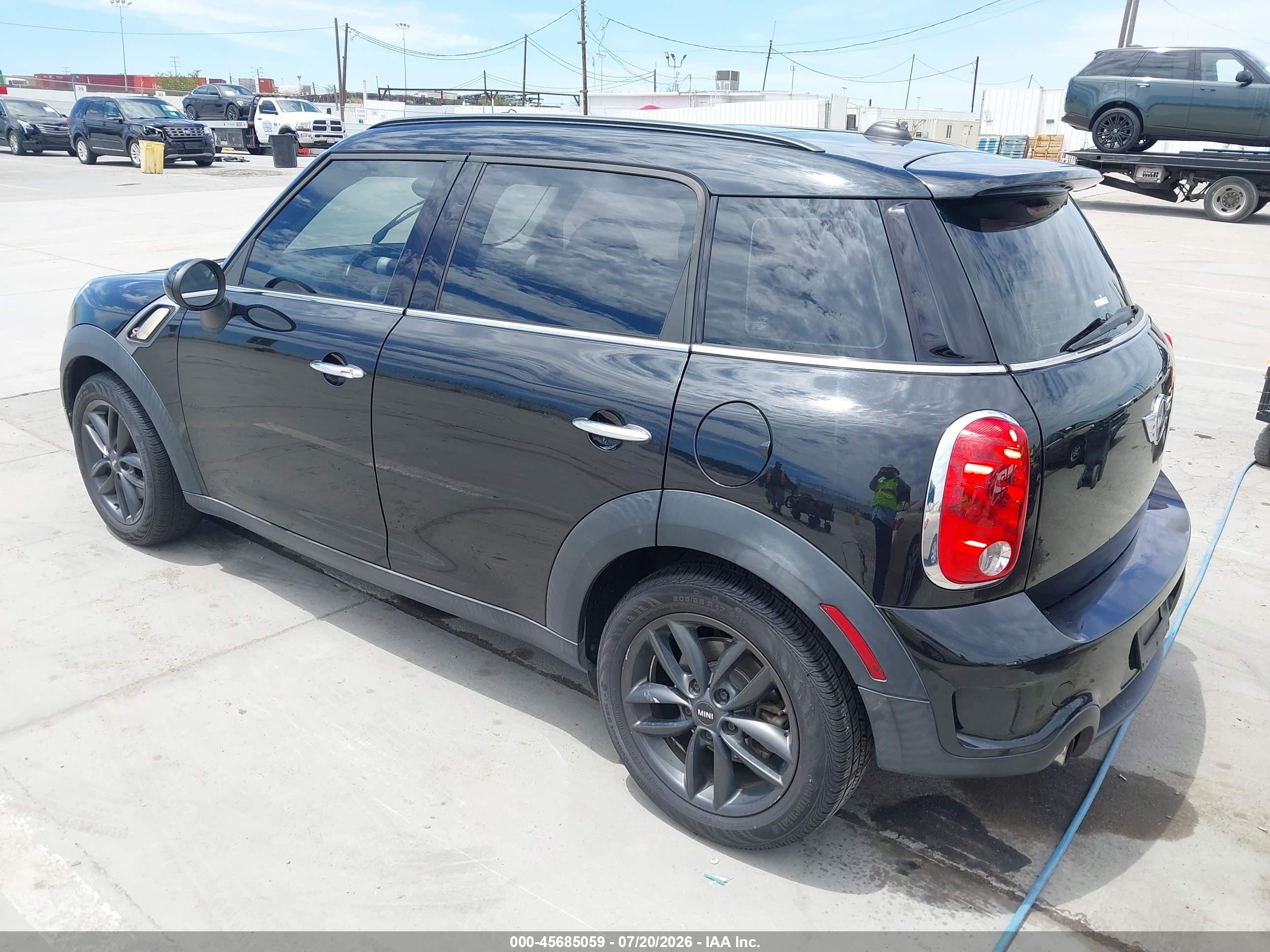 2012 Mini Cooper S Countryman   Black vin: WMWZC3C59CWL84799