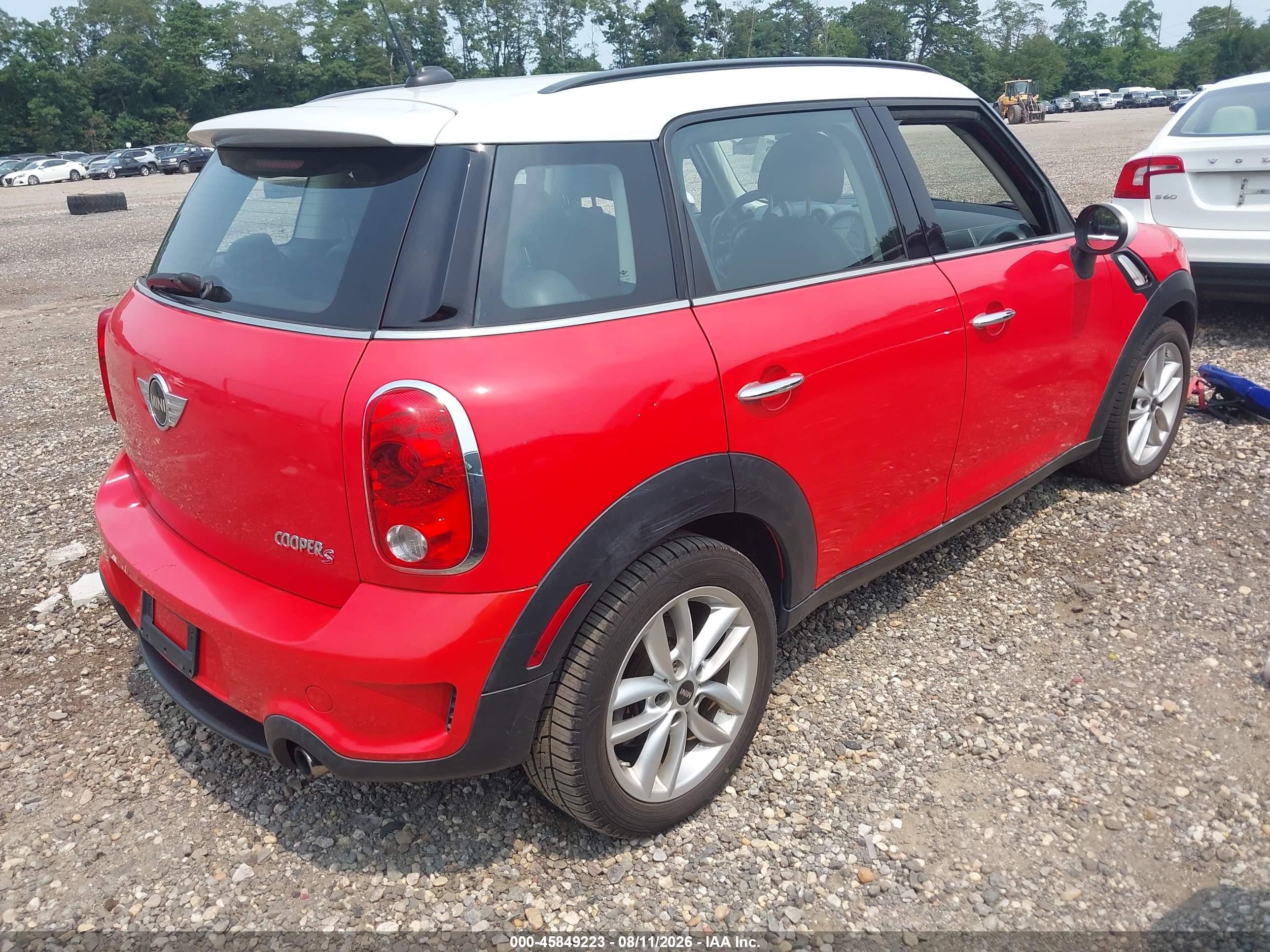 2012 Mini Cooper S Countryman   Red vin: WMWZC3C59CWL86715
