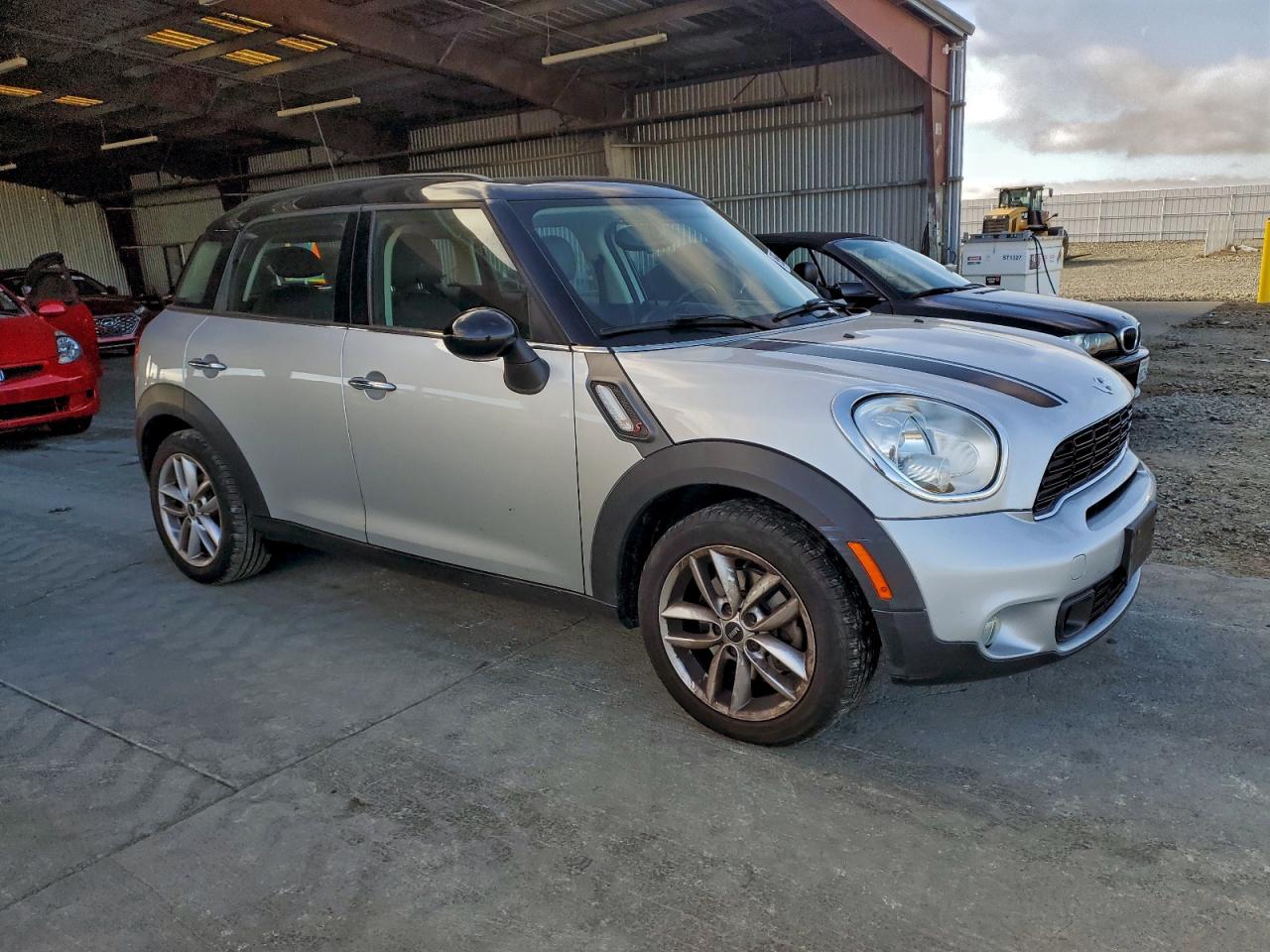 2012 Mini Cooper S Countryman Silver vin: WMWZC3C59CWL87640