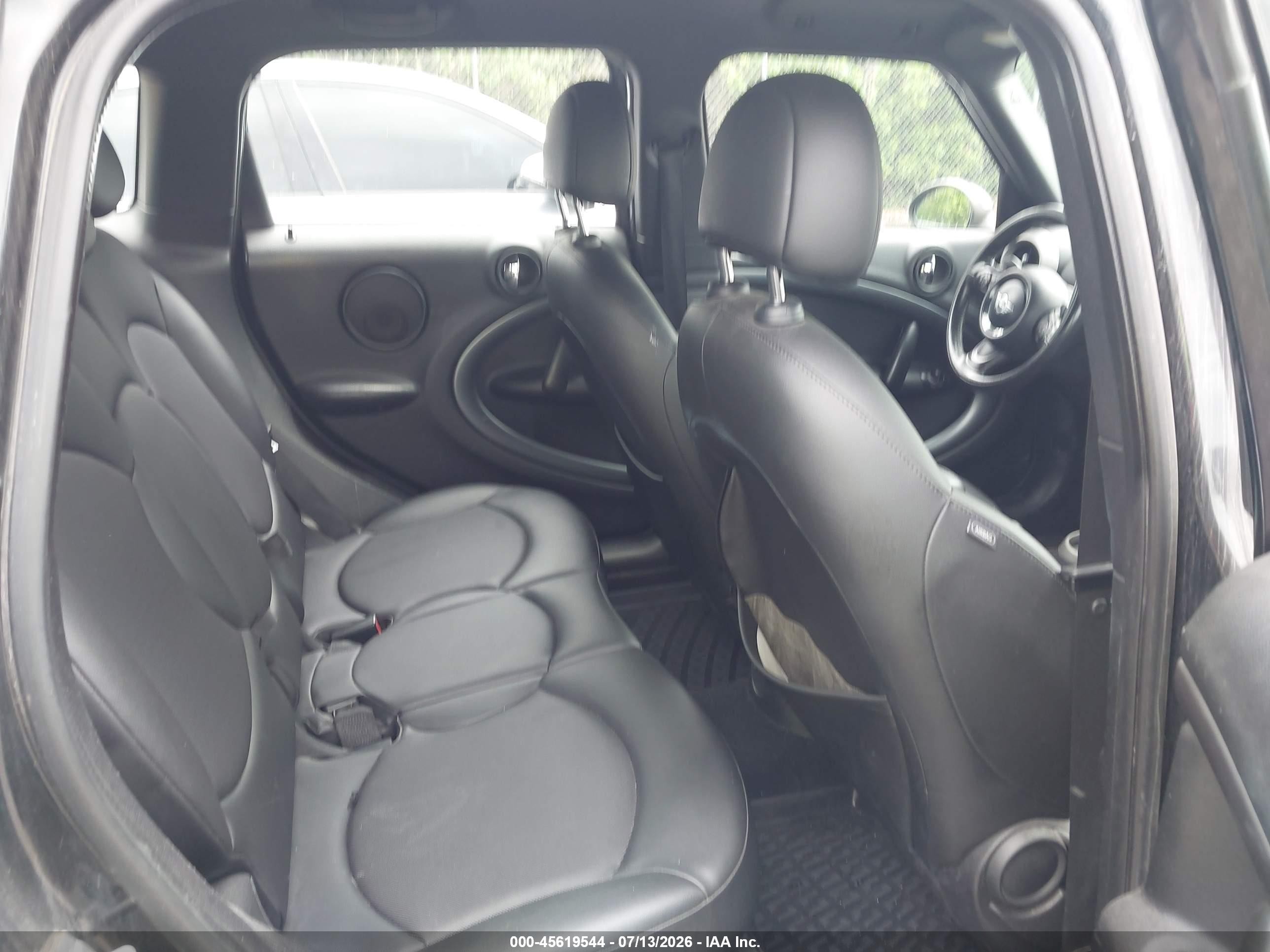 2012 Mini Cooper S Countryman   Black vin: WMWZC3C59CWP20127