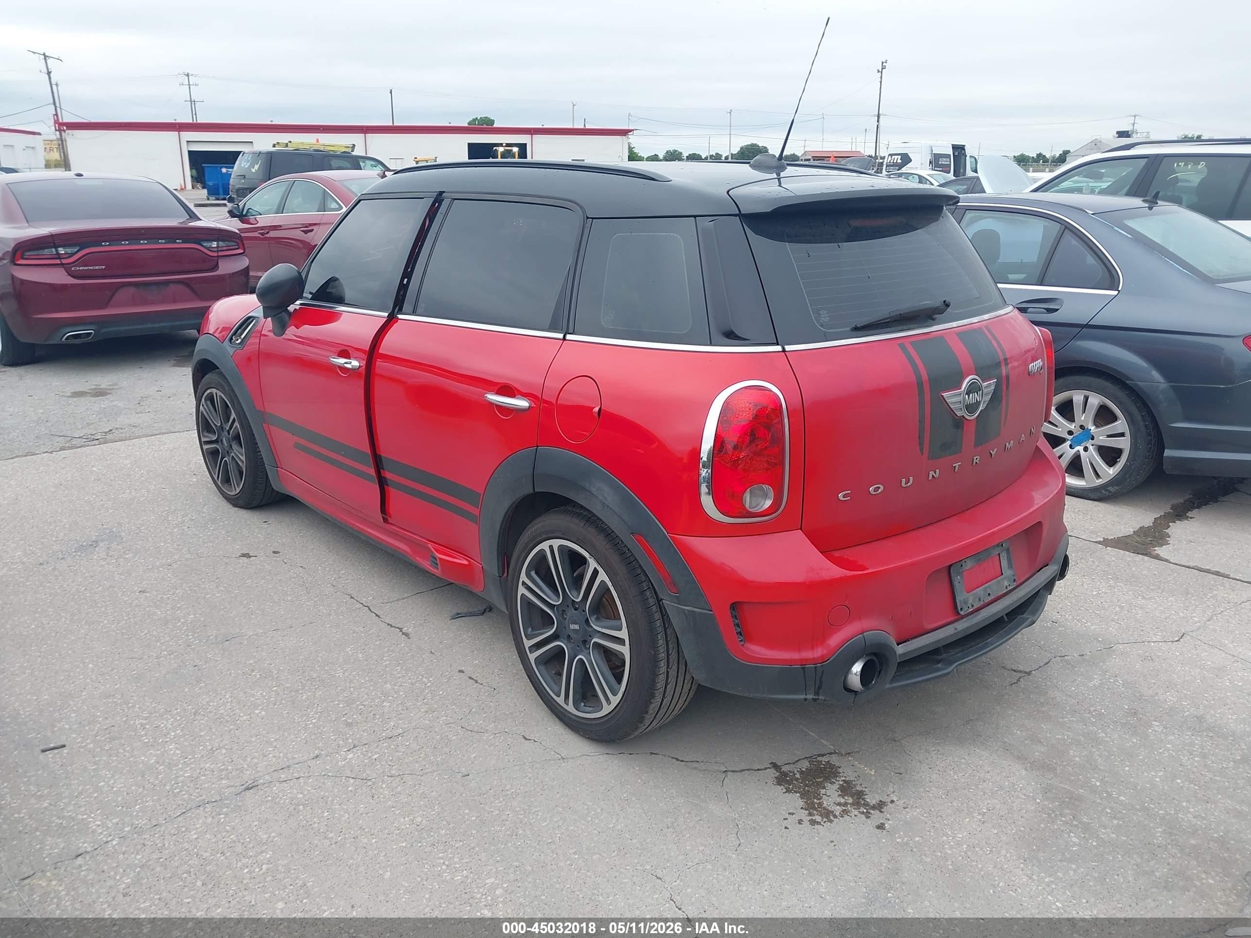 2014 Mini Countryman Cooper S Red vin: WMWZC3C59EWP29672
