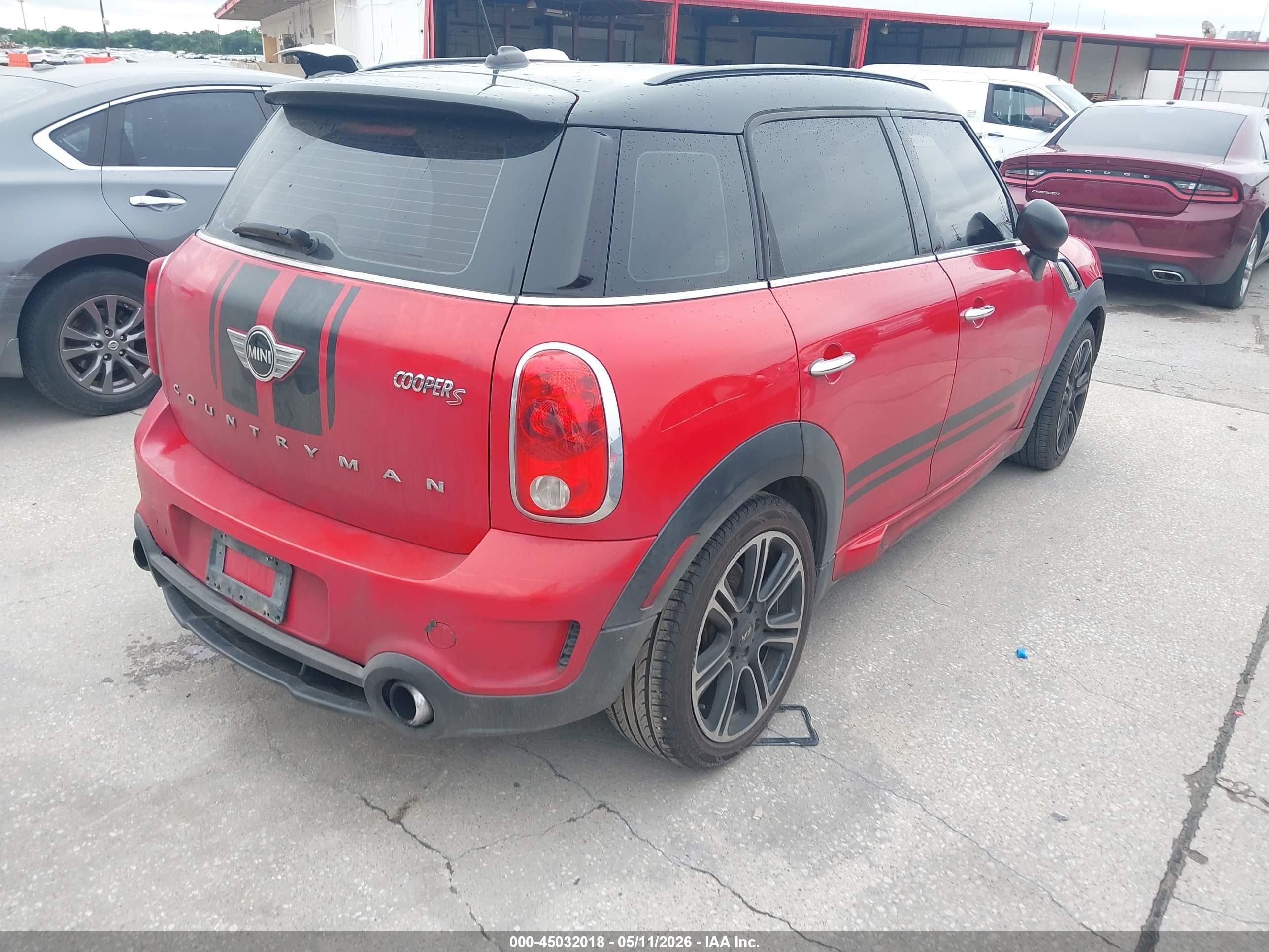 2014 Mini Countryman Cooper S Red vin: WMWZC3C59EWP29672
