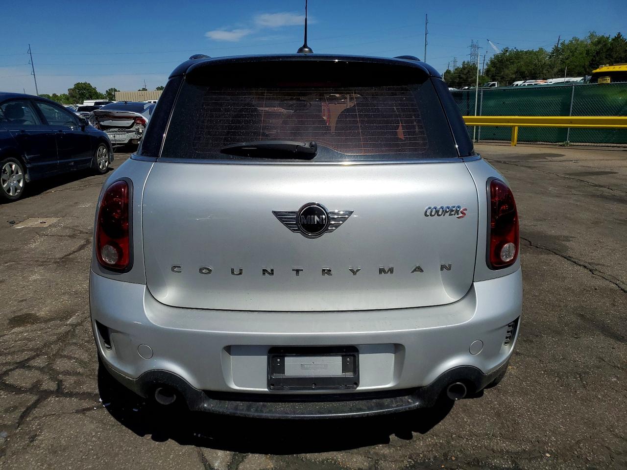 2015 Mini Cooper S Countryman Silver vin: WMWZC3C59FWT01442
