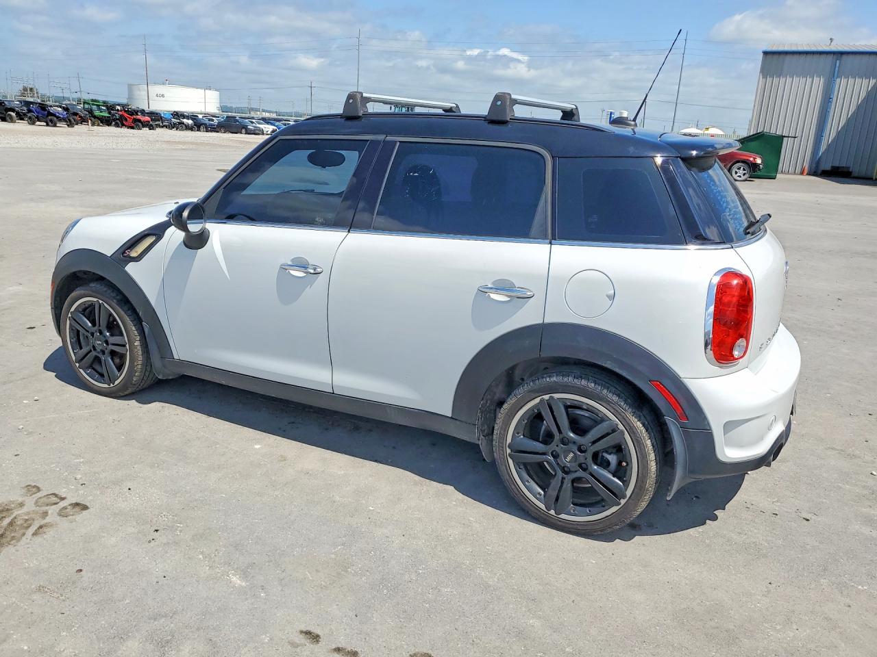 2015 Mini Cooper S Countryman White vin: WMWZC3C59FWT04356