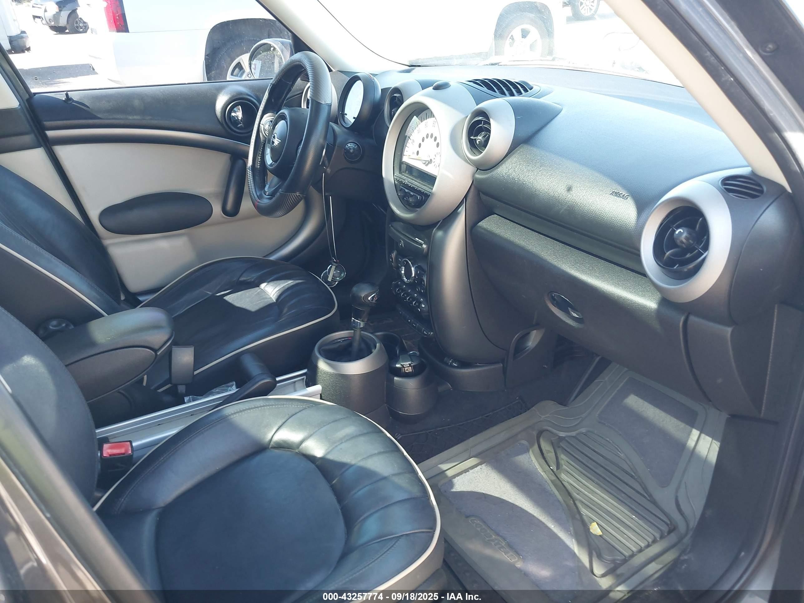 2011 Mini Cooper S Countryman   Gray vin: WMWZC3C5XBWL79481
