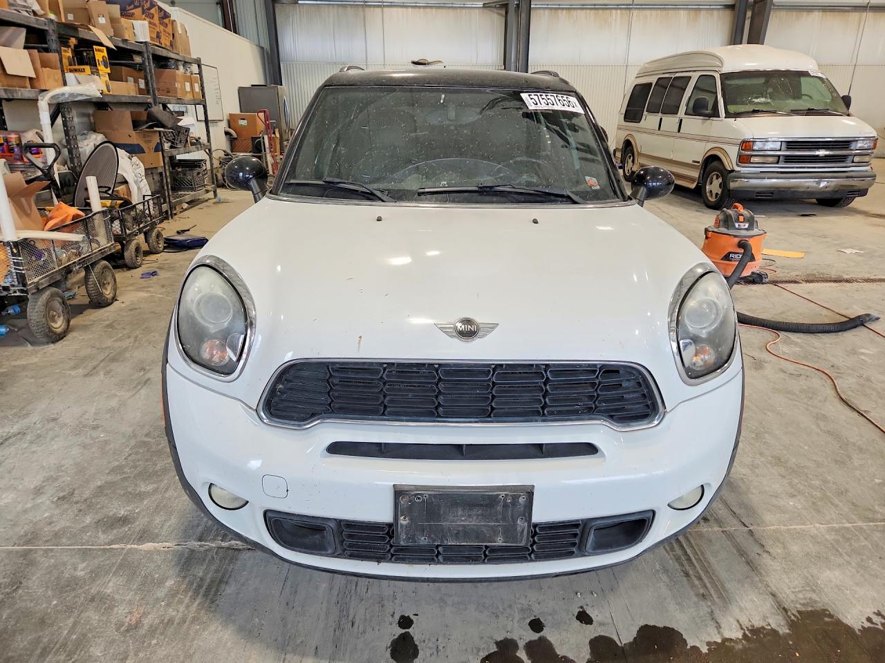 2012 Mini Cooper S Countryman Белый vin: WMWZC3C5XCWL82916