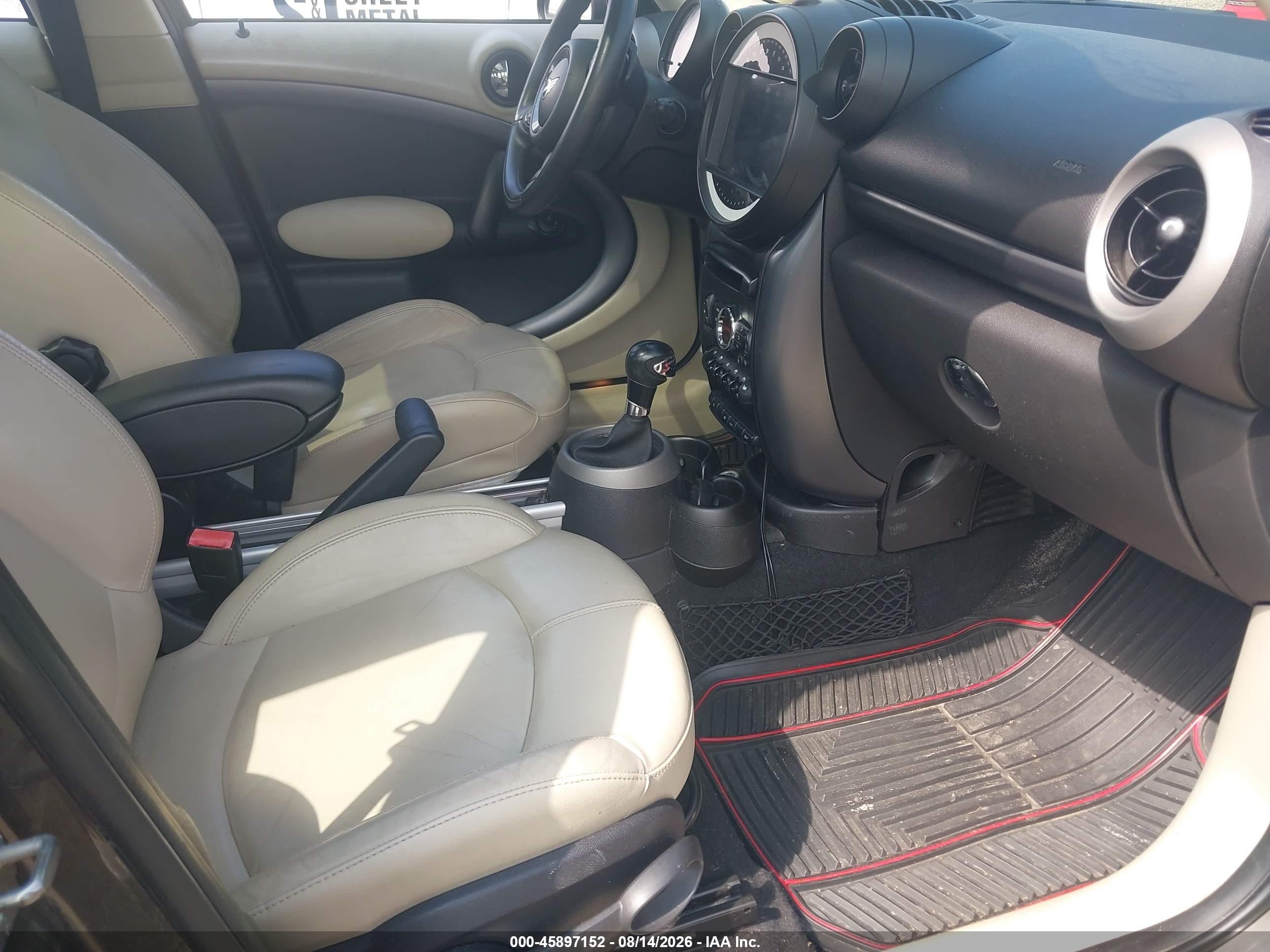 2012 Mini Cooper S Countryman   Gray vin: WMWZC3C5XCWL85458