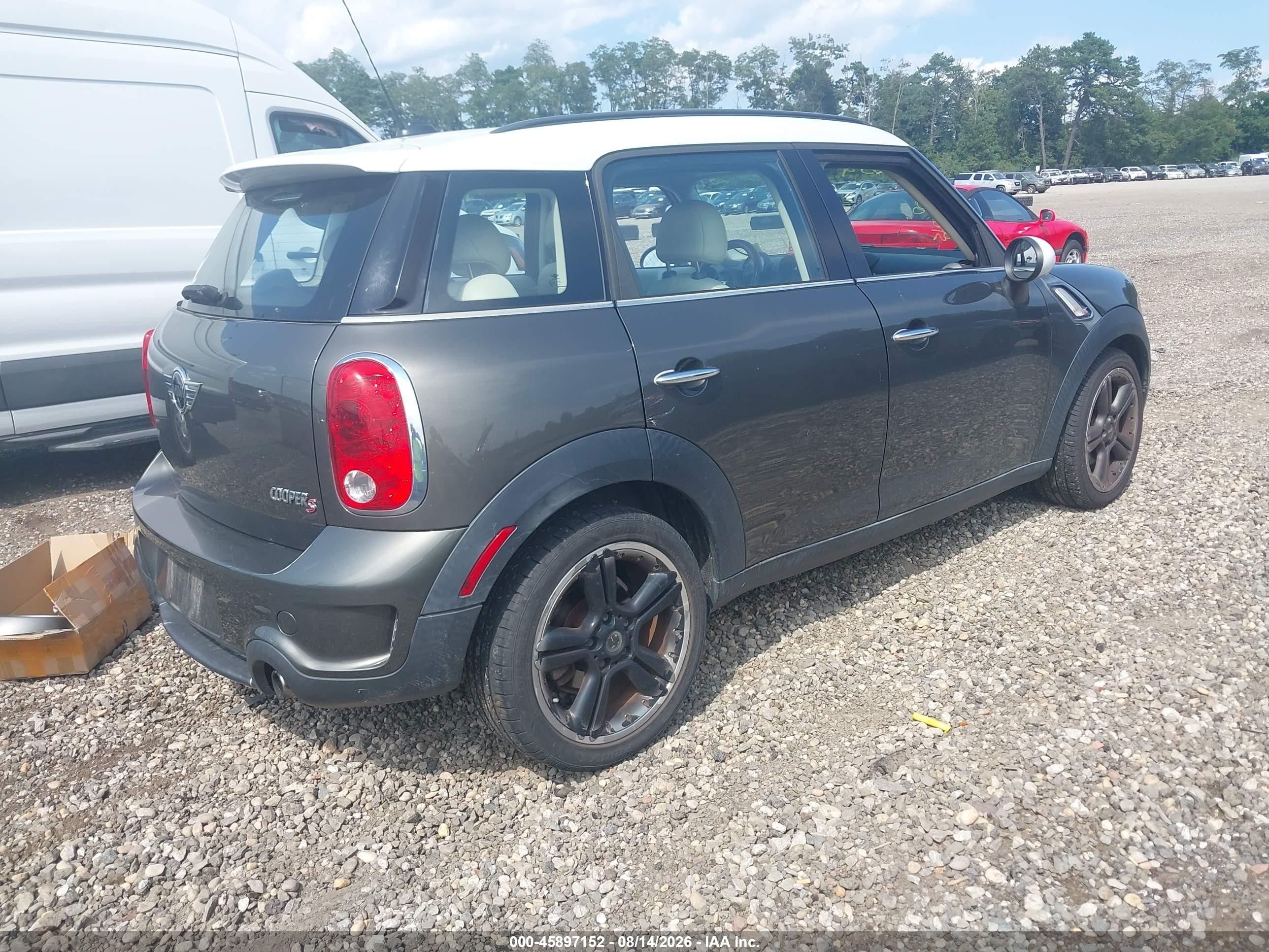 2012 Mini Cooper S Countryman   Gray vin: WMWZC3C5XCWL85458