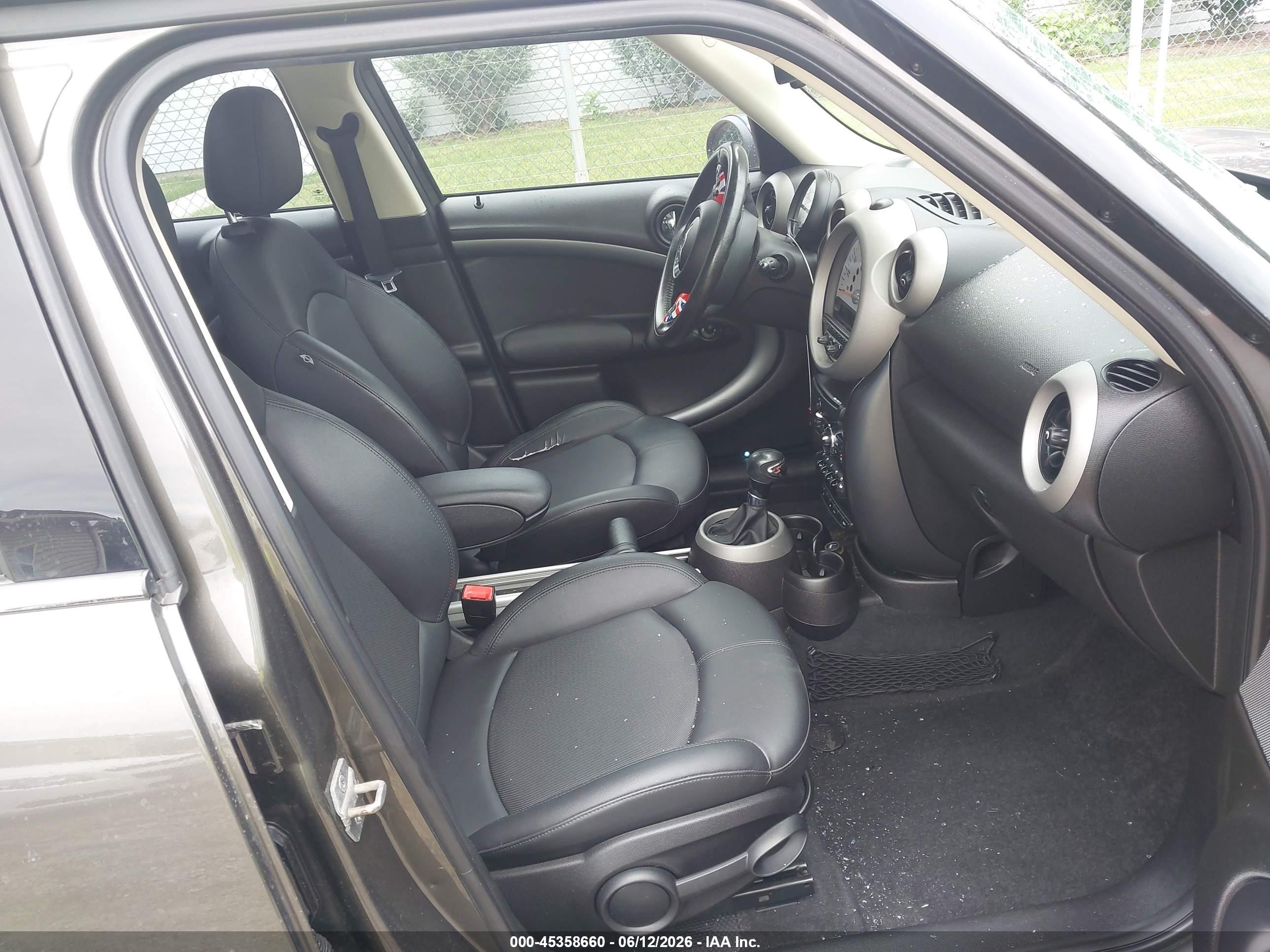 2012 Mini Cooper S Countryman   Gray vin: WMWZC3C5XCWL87680