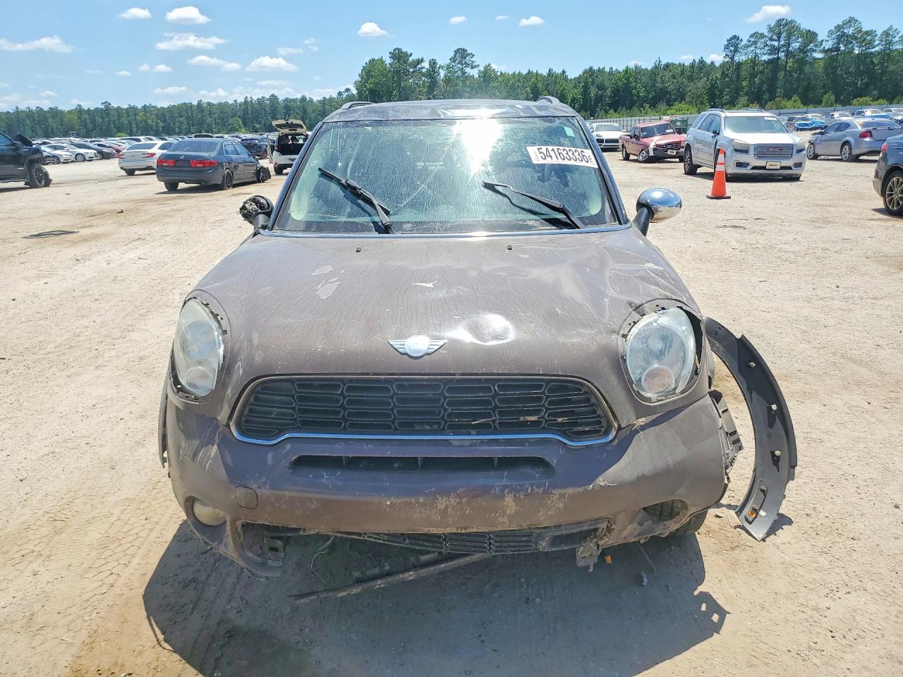 2013 Mini Cooper S Countryman Коричневый vin: WMWZC3C5XDWP22177