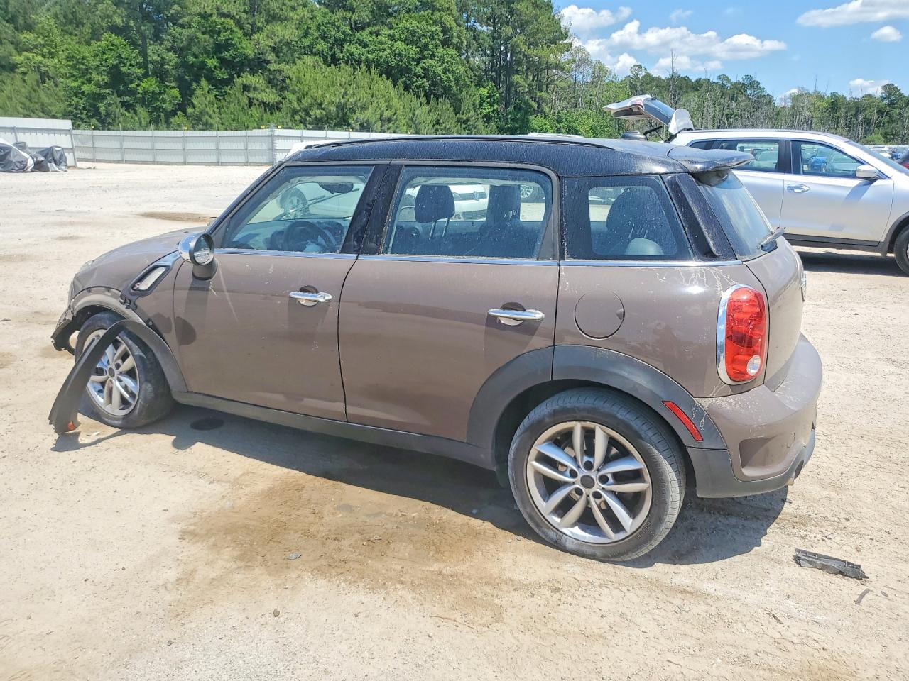 2013 Mini Cooper S Countryman Коричневый vin: WMWZC3C5XDWP22177