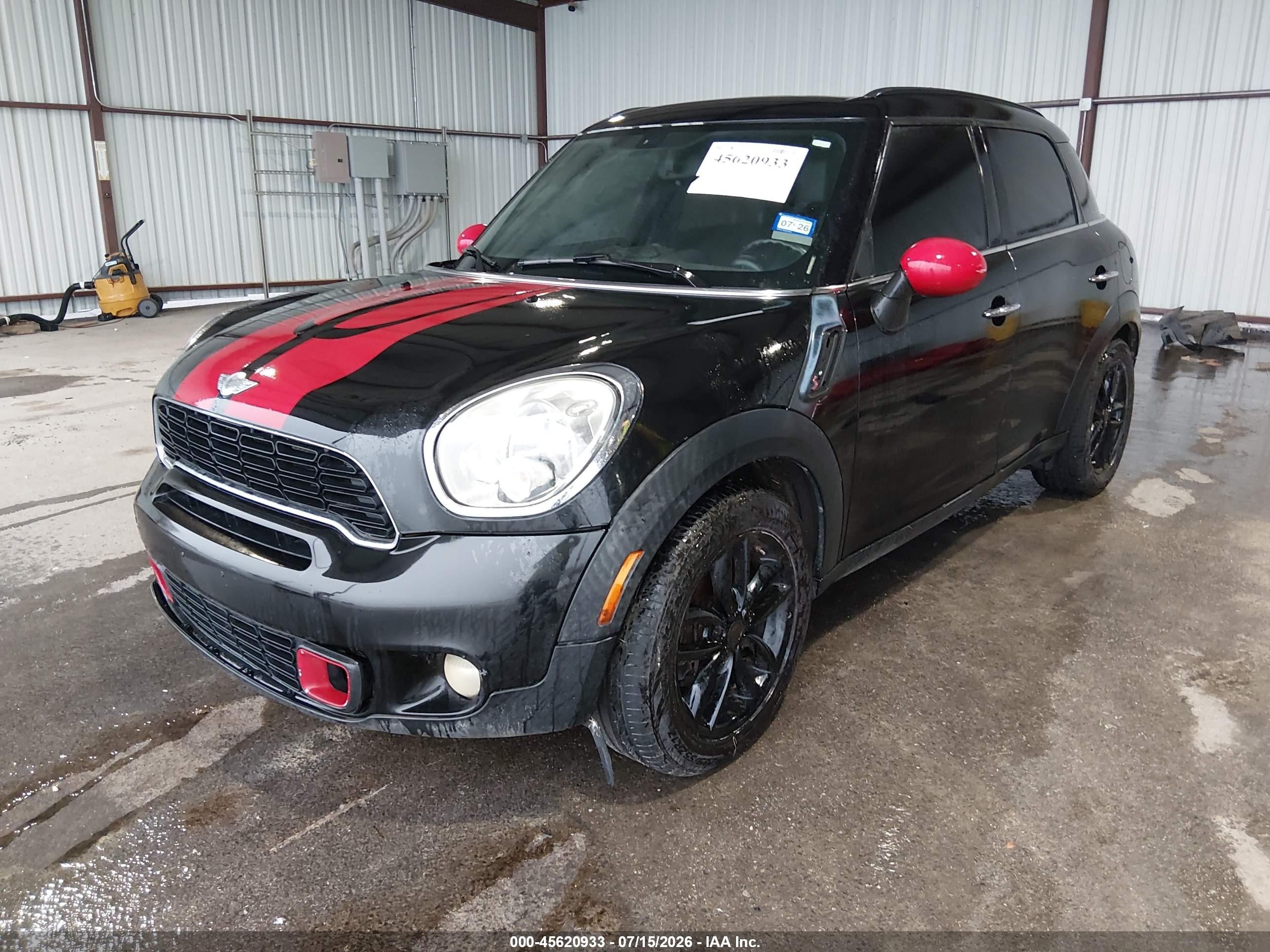 2013 Mini Countryman Cooper S Black vin: WMWZC3C5XDWP51193