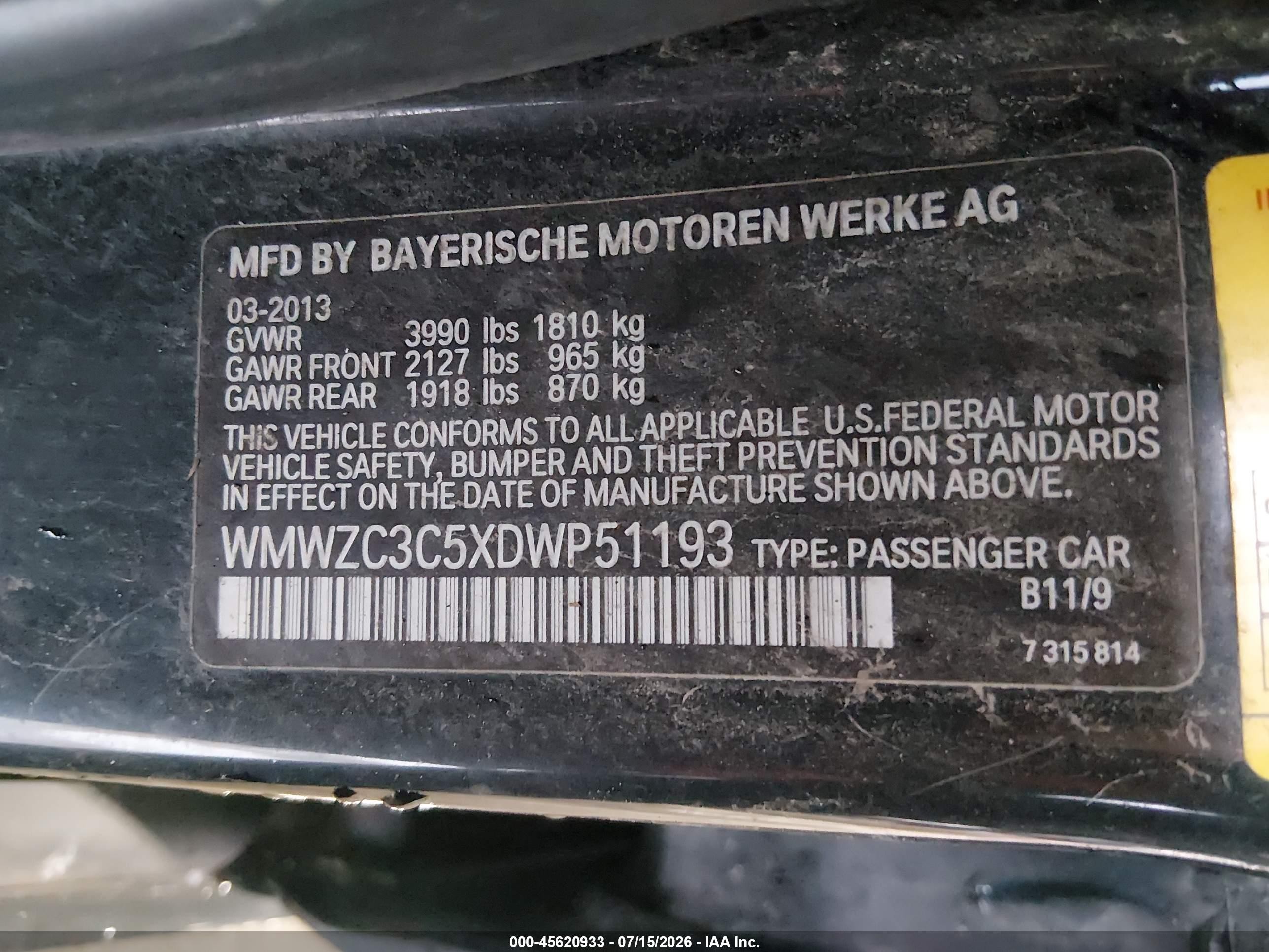 2013 Mini Countryman Cooper S Black vin: WMWZC3C5XDWP51193