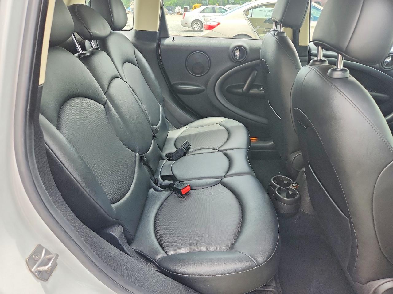 2014 Mini Cooper S Countryman White vin: WMWZC3C5XEWP28899