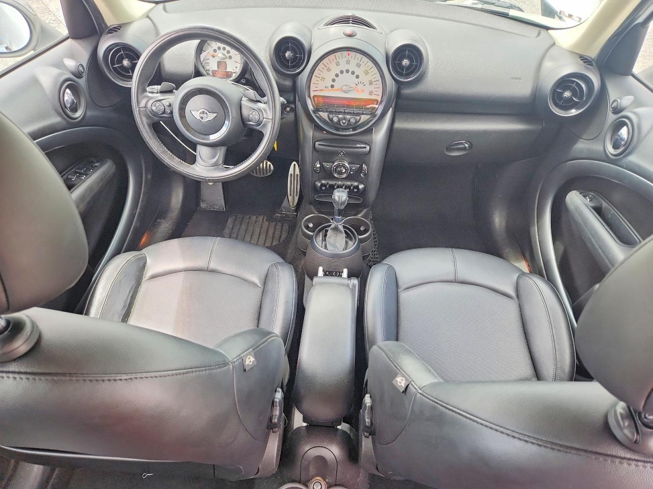 2014 Mini Cooper S Countryman White vin: WMWZC3C5XEWP28899