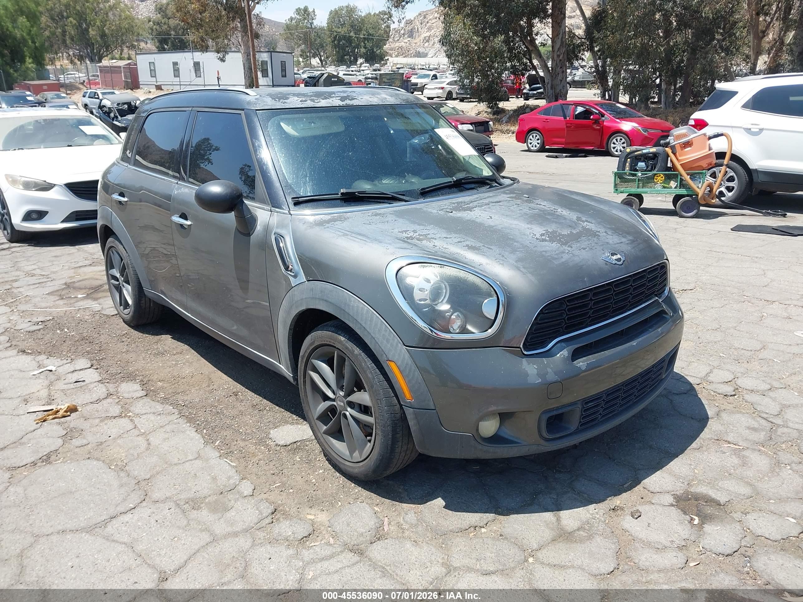 2014 Mini Countryman Cooper S Gray vin: WMWZC3C5XEWP29471