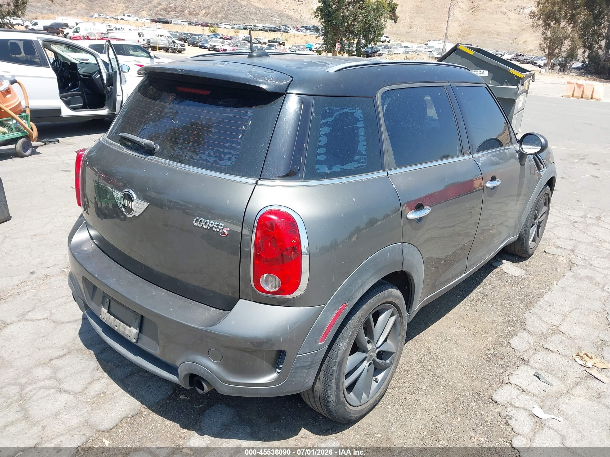 2014 Mini Countryman Cooper S Серый vin: WMWZC3C5XEWP29471