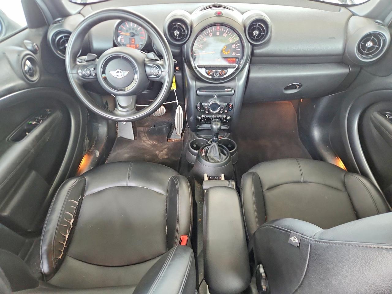 2015 Mini Cooper S Countryman White vin: WMWZC3C5XFWT03264