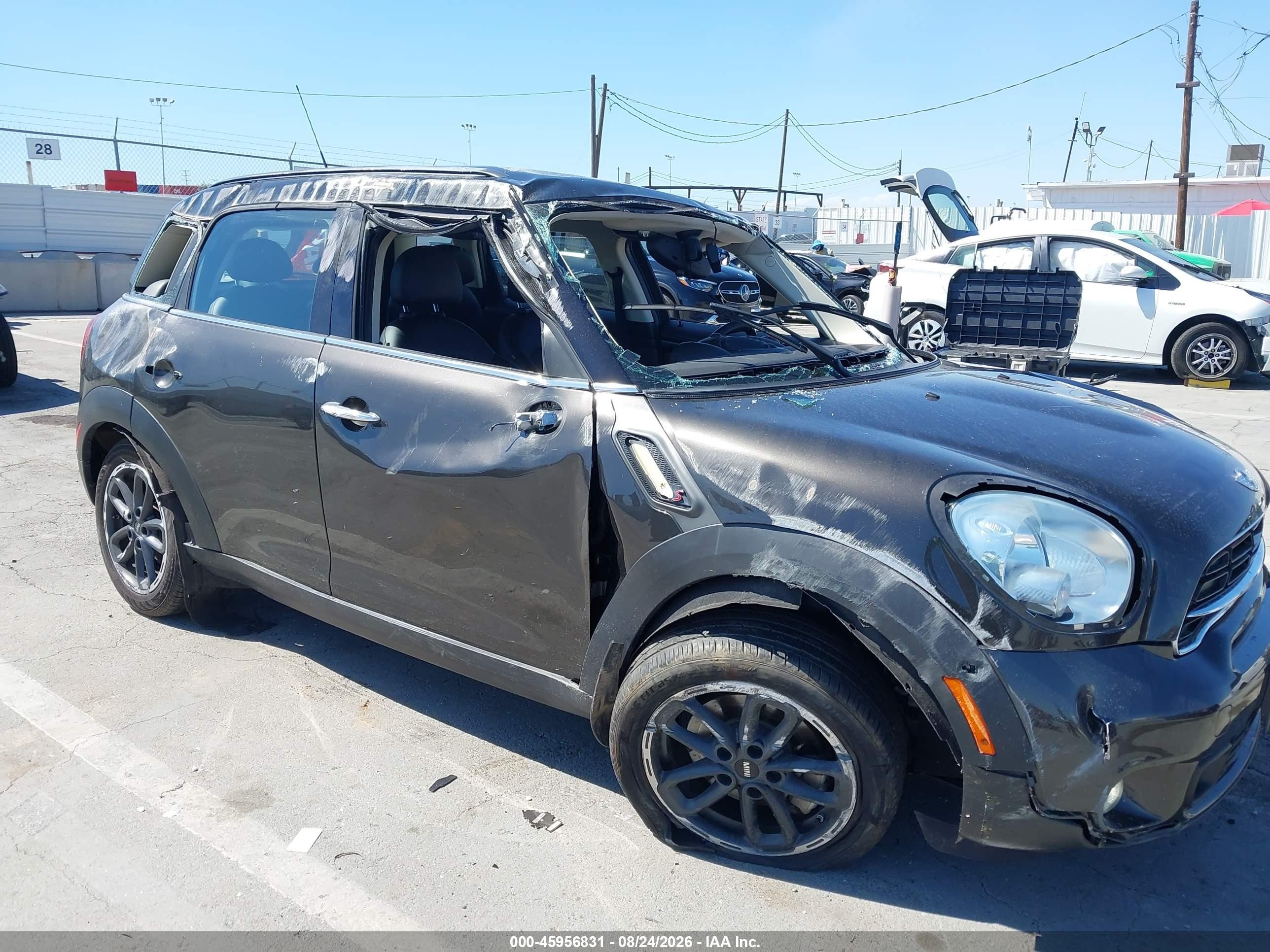2015 Mini Countryman Cooper S Black vin: WMWZC3C5XFWT04317