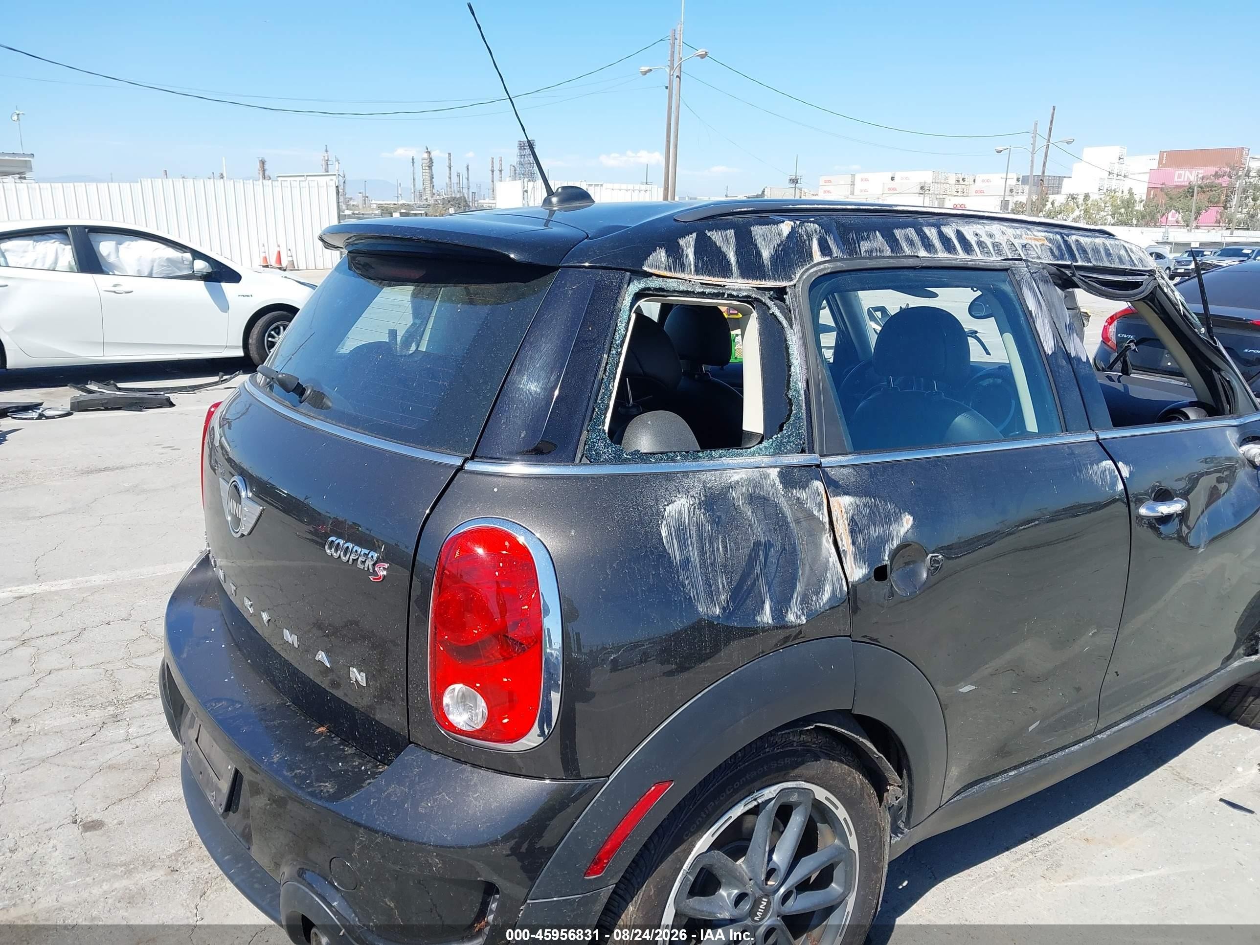 2015 Mini Countryman Cooper S Black vin: WMWZC3C5XFWT04317