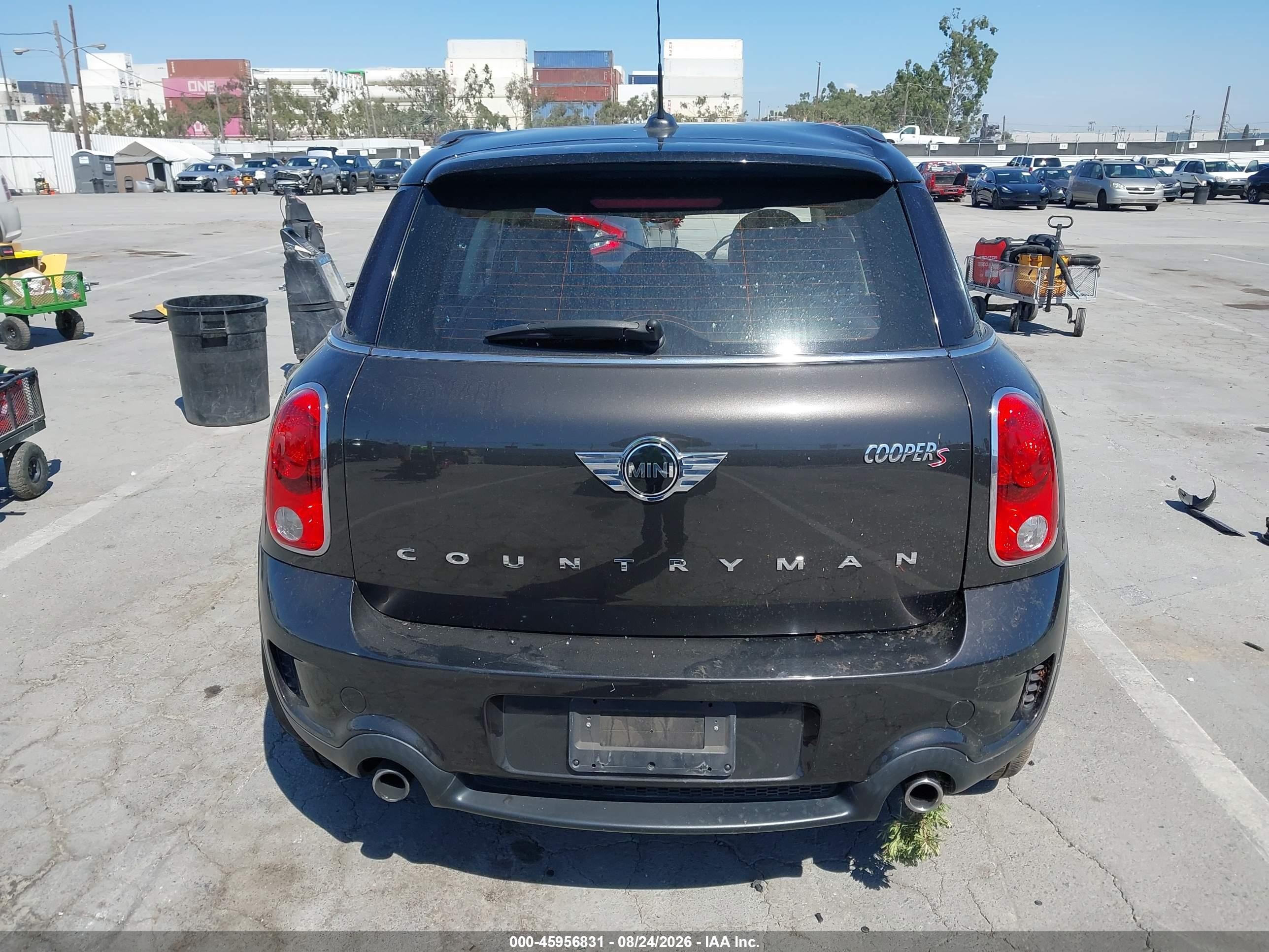 2015 Mini Countryman Cooper S Black vin: WMWZC3C5XFWT04317