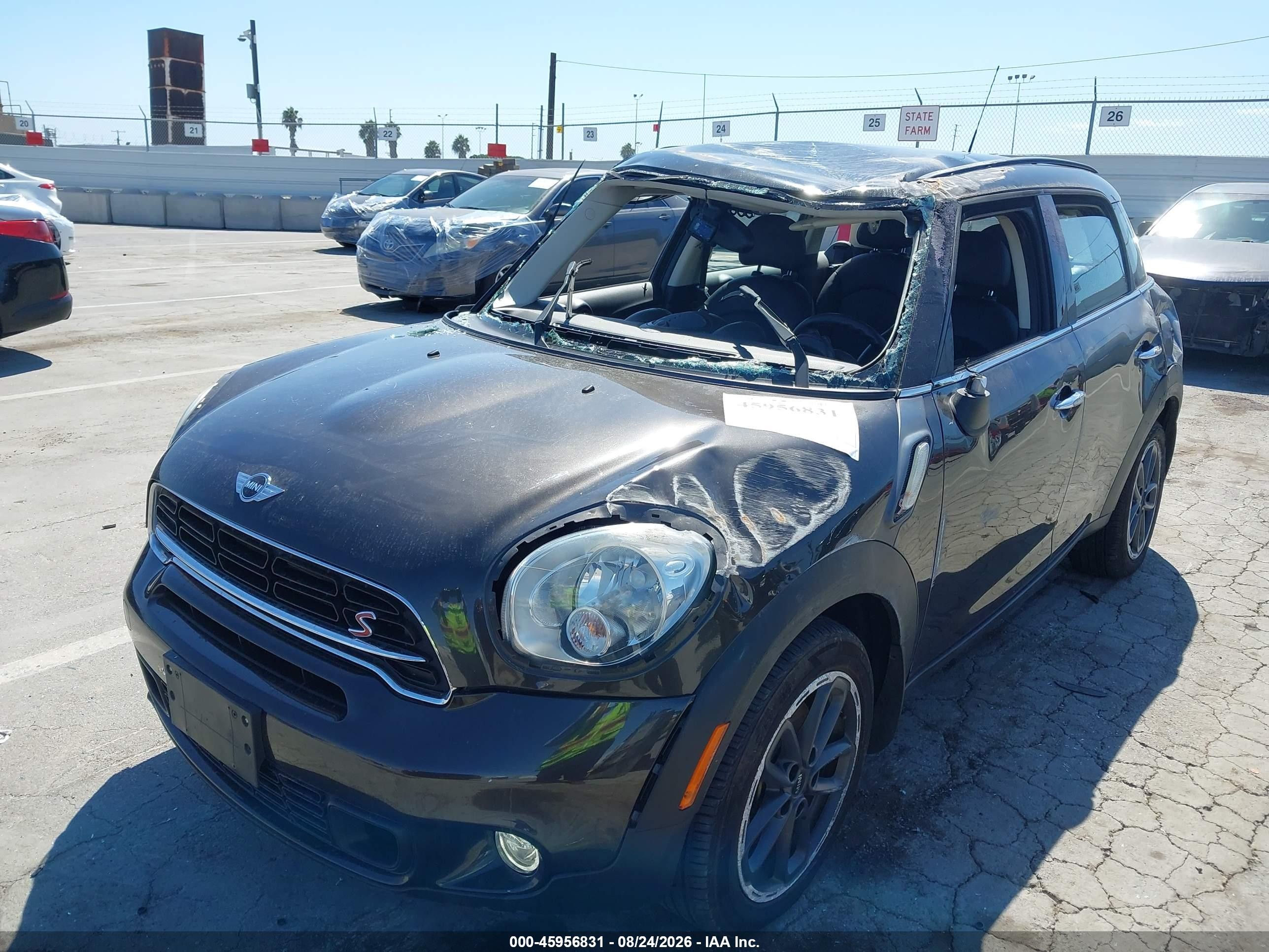 2015 Mini Countryman Cooper S Black vin: WMWZC3C5XFWT04317