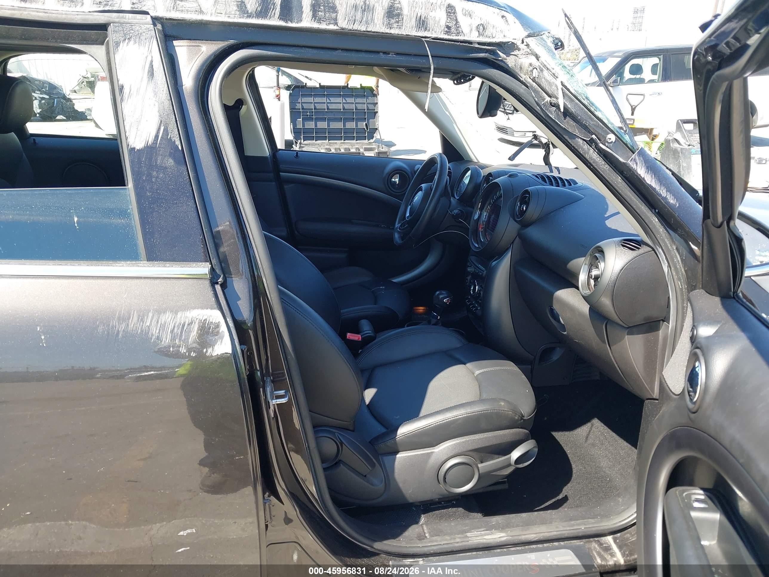 2015 Mini Countryman Cooper S Black vin: WMWZC3C5XFWT04317