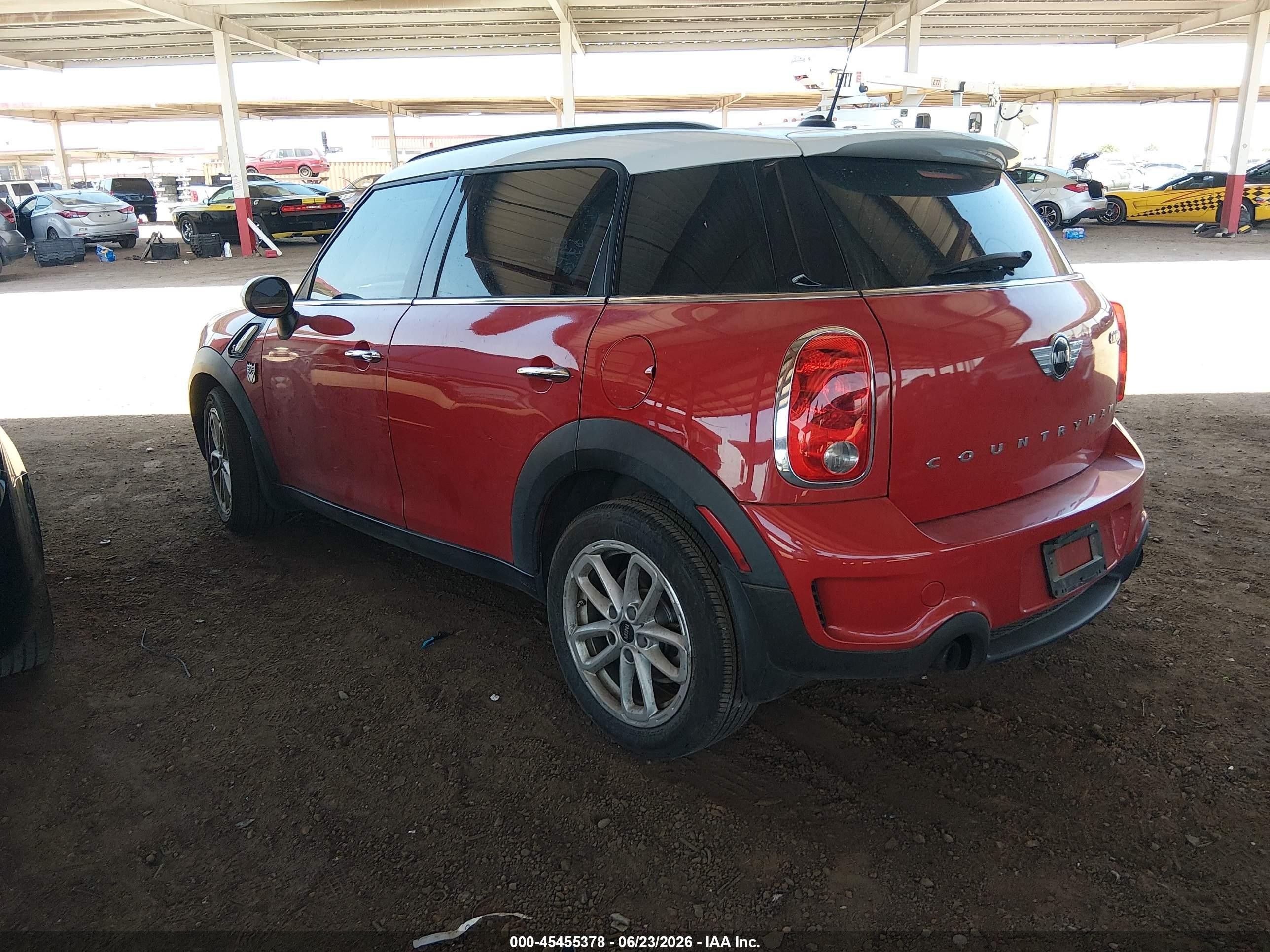 2015 Mini Countryman Cooper S Красный vin: WMWZC3C5XFWT06312