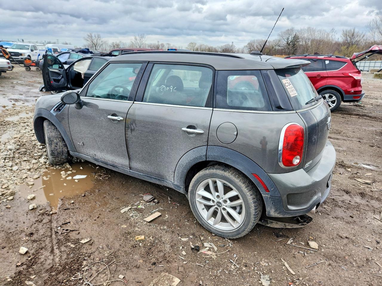 2012 Mini Cooper S Countryman Gray vin: WMWZC5C50CWL58040
