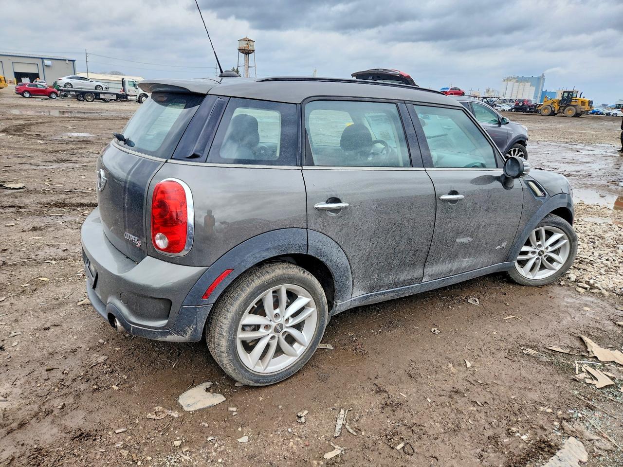 2012 Mini Cooper S Countryman Gray vin: WMWZC5C50CWL58040