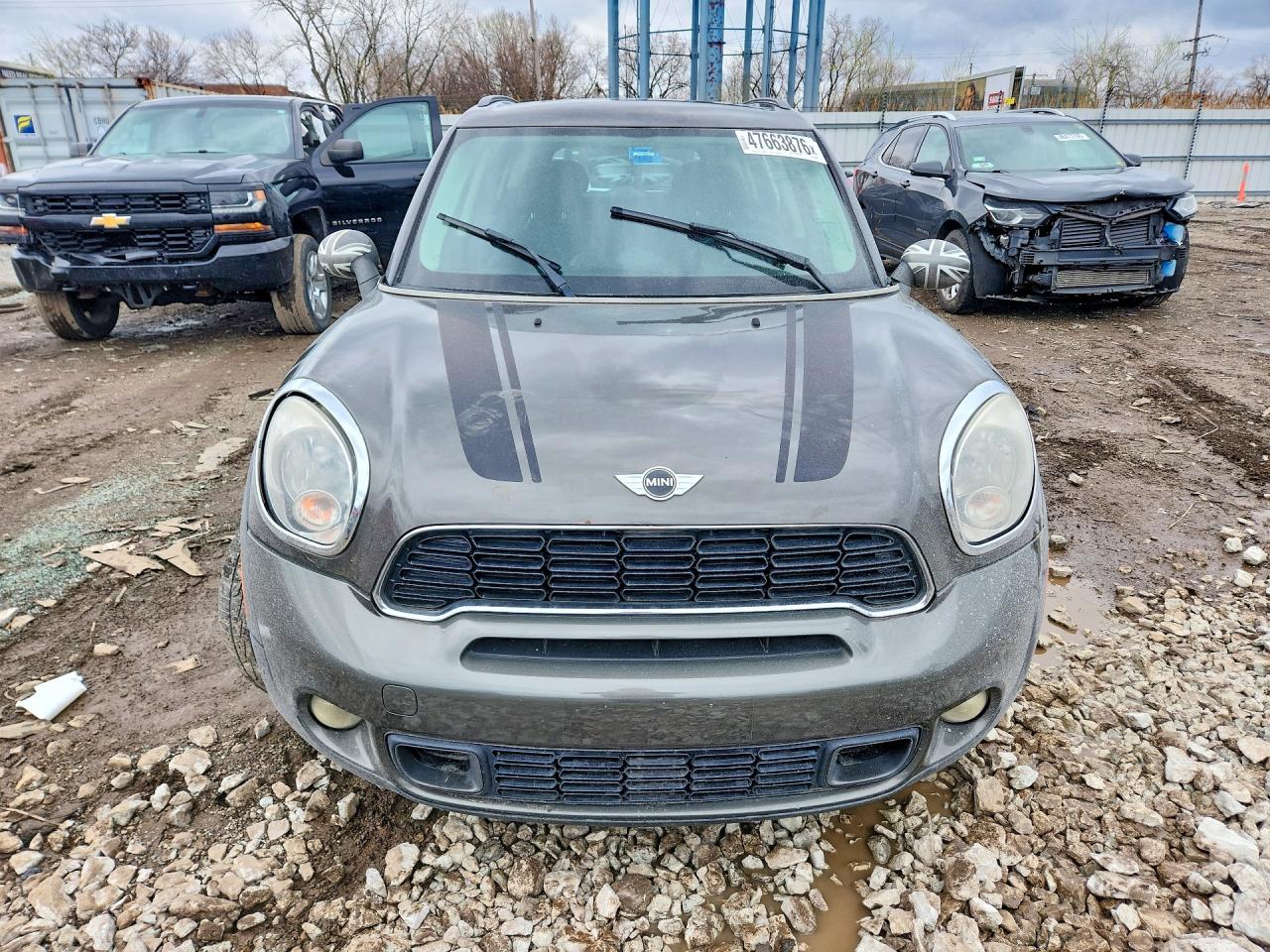 2012 Mini Cooper S Countryman Gray vin: WMWZC5C50CWL58040