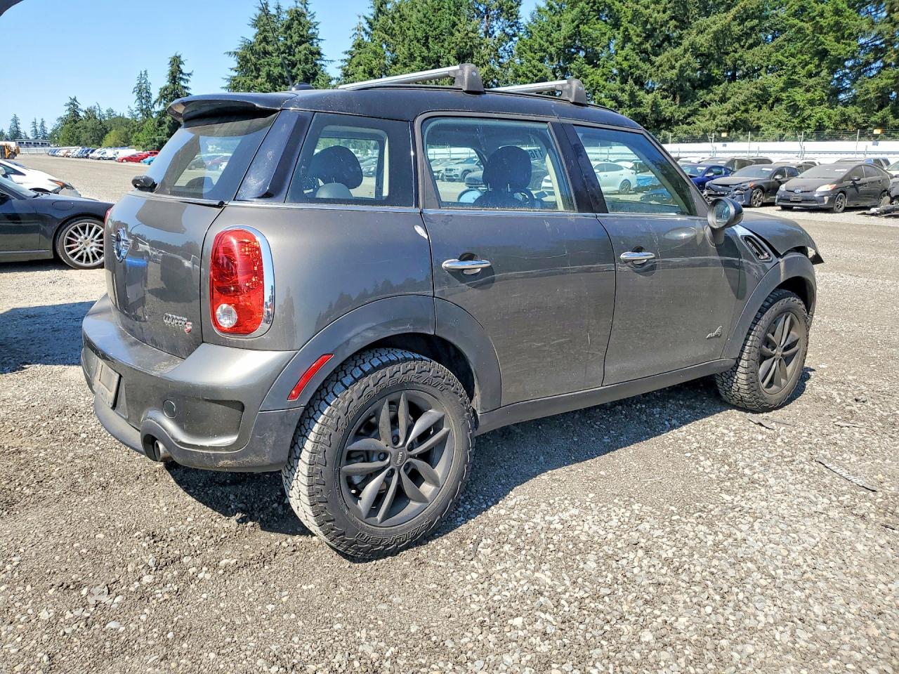 2012 Mini Cooper S Countryman Charcoal vin: WMWZC5C50CWM14736