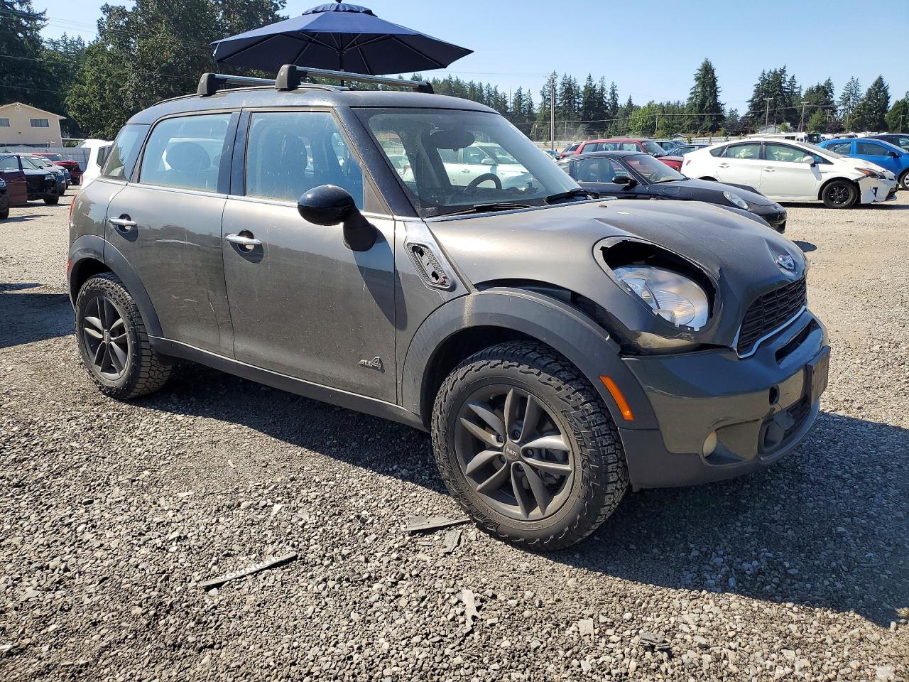 2012 Mini Cooper S Countryman Charcoal vin: WMWZC5C50CWM14736