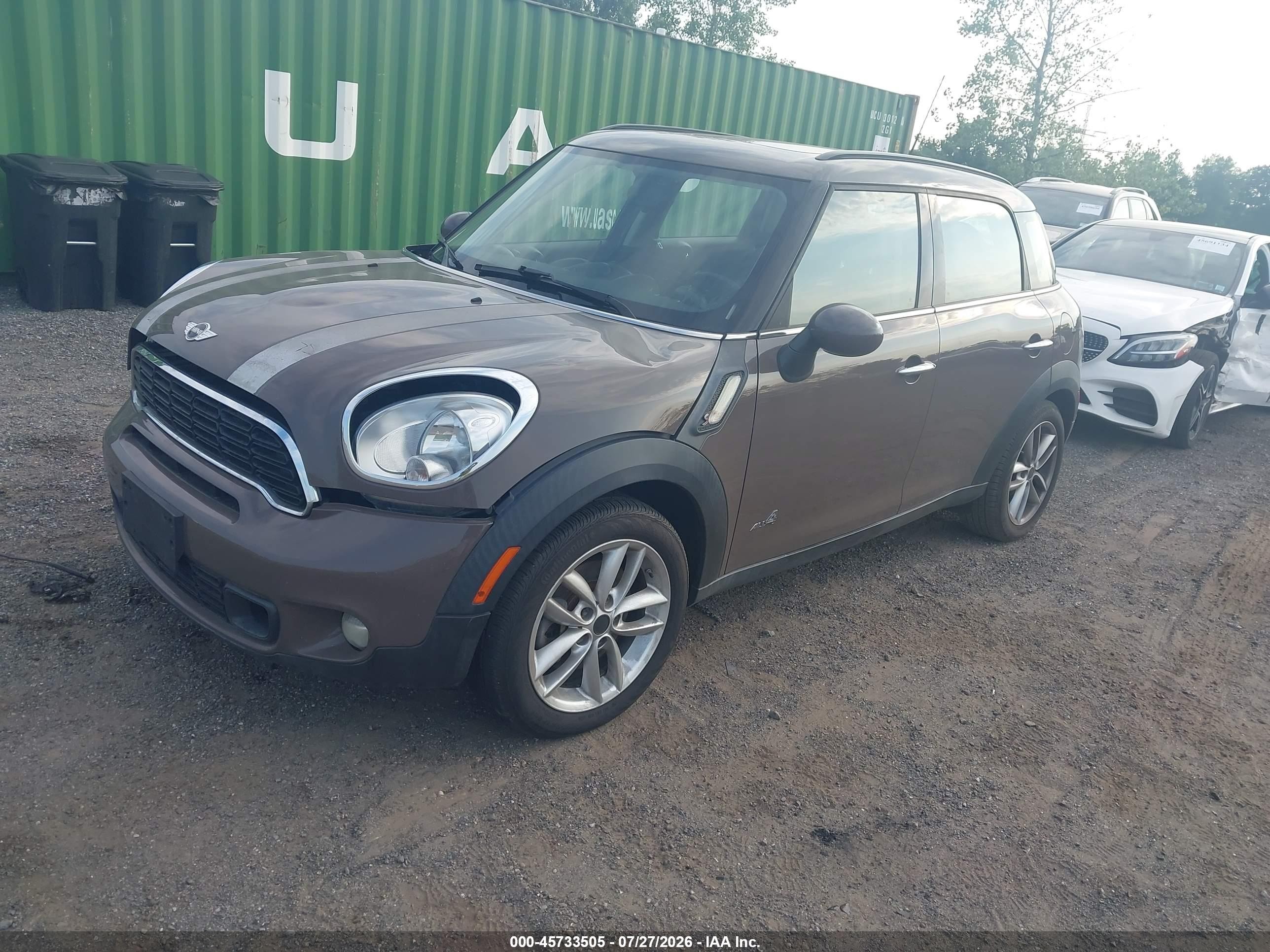 2014 Mini Countryman Cooper S Brown vin: WMWZC5C50EWP38854