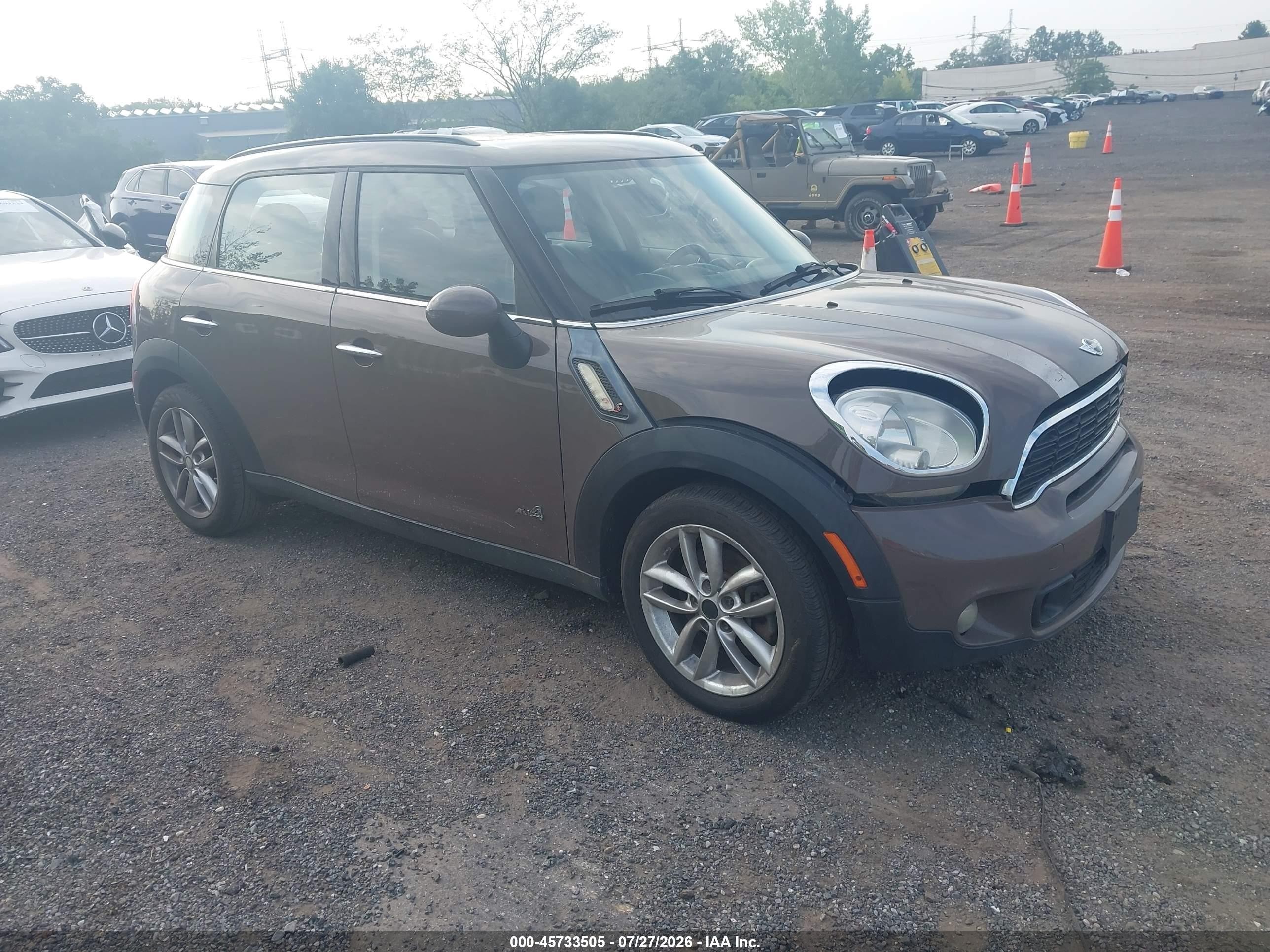 2014 Mini Countryman Cooper S Brown vin: WMWZC5C50EWP38854