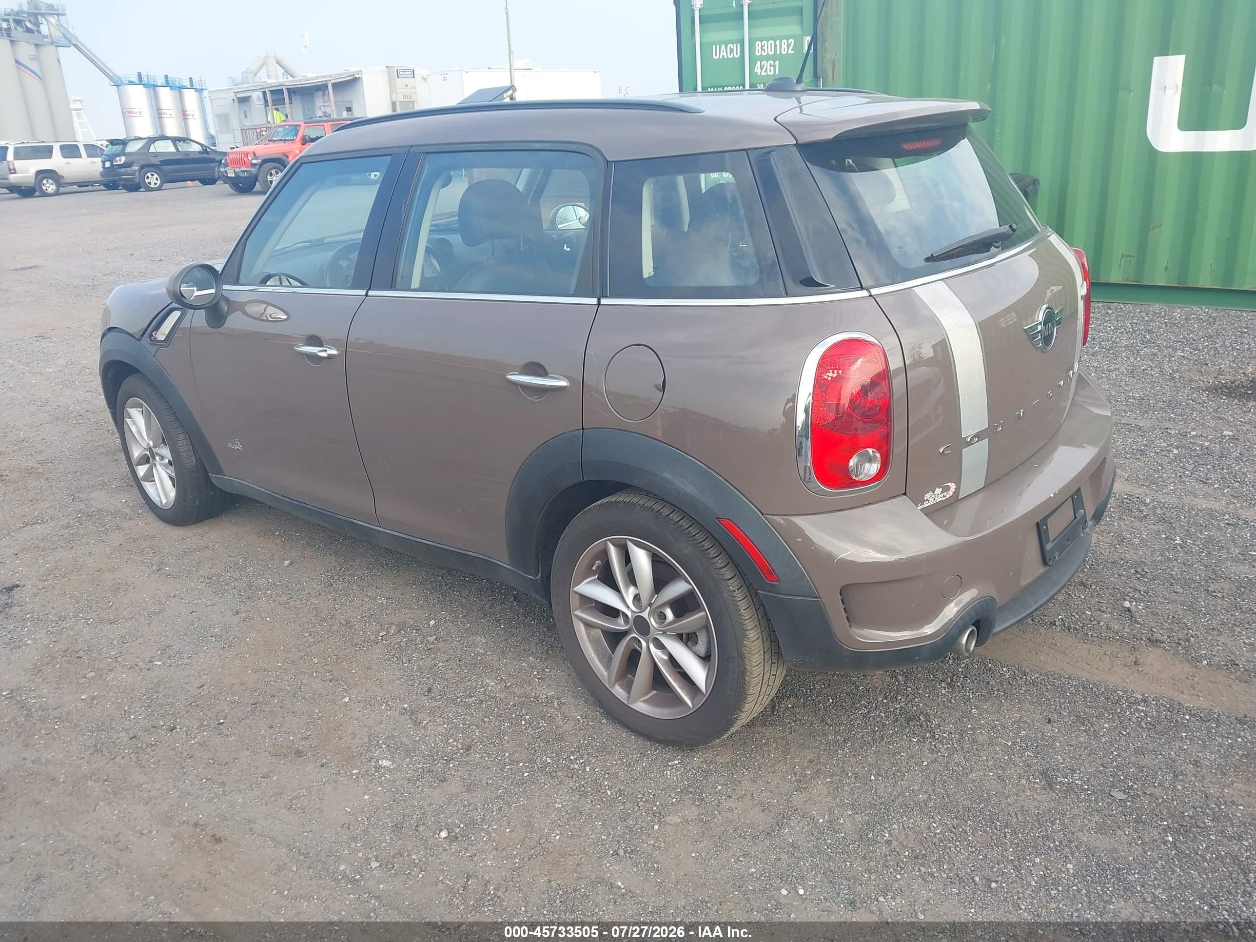 2014 Mini Countryman Cooper S Brown vin: WMWZC5C50EWP38854