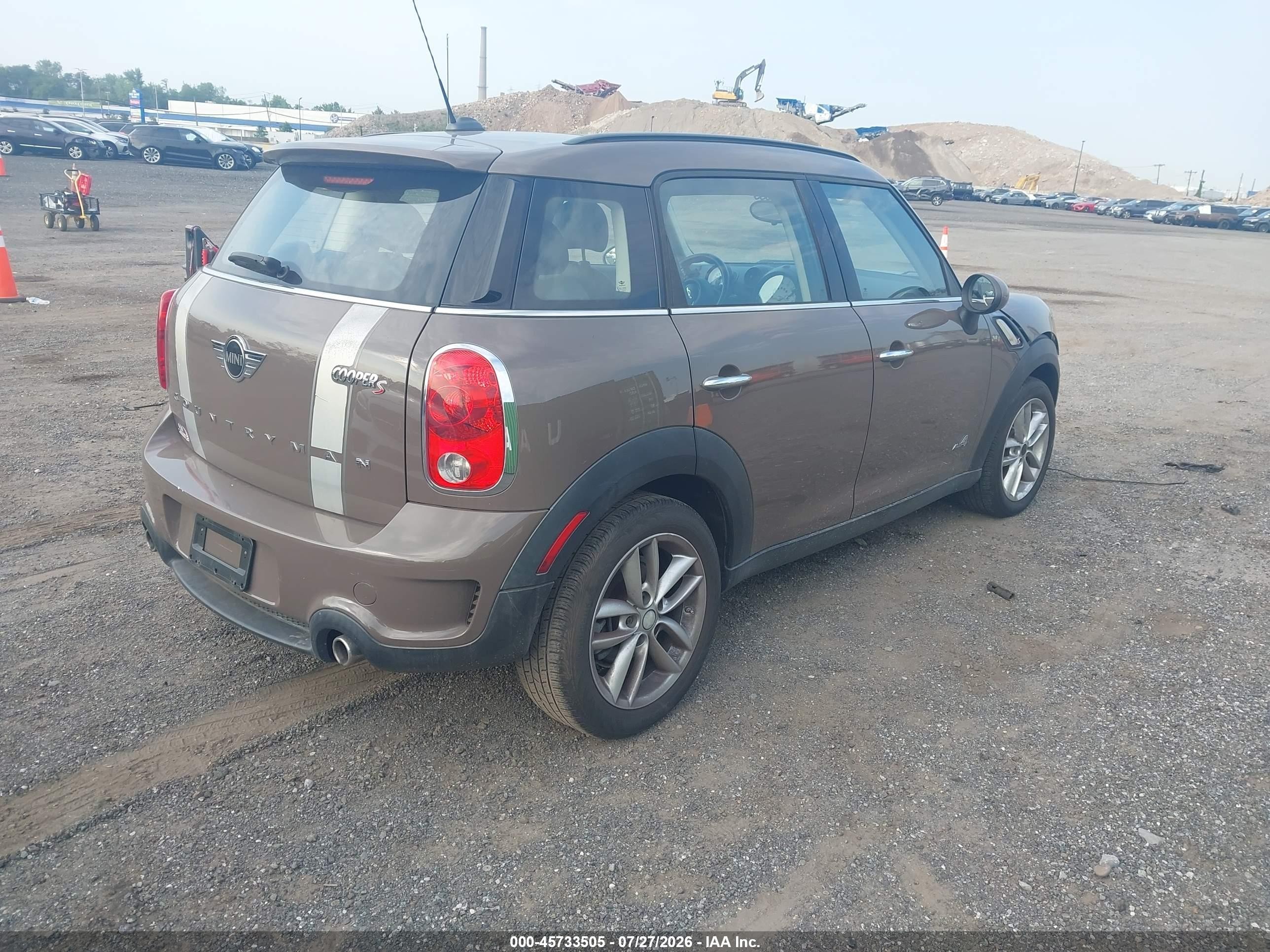 2014 Mini Countryman Cooper S Brown vin: WMWZC5C50EWP38854